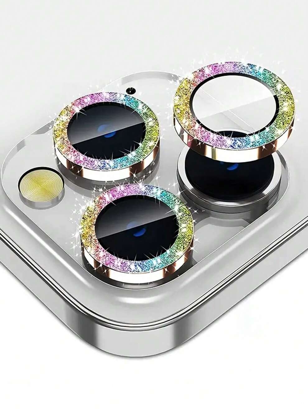 ROMWE Apple's camera cover glitter lens protector