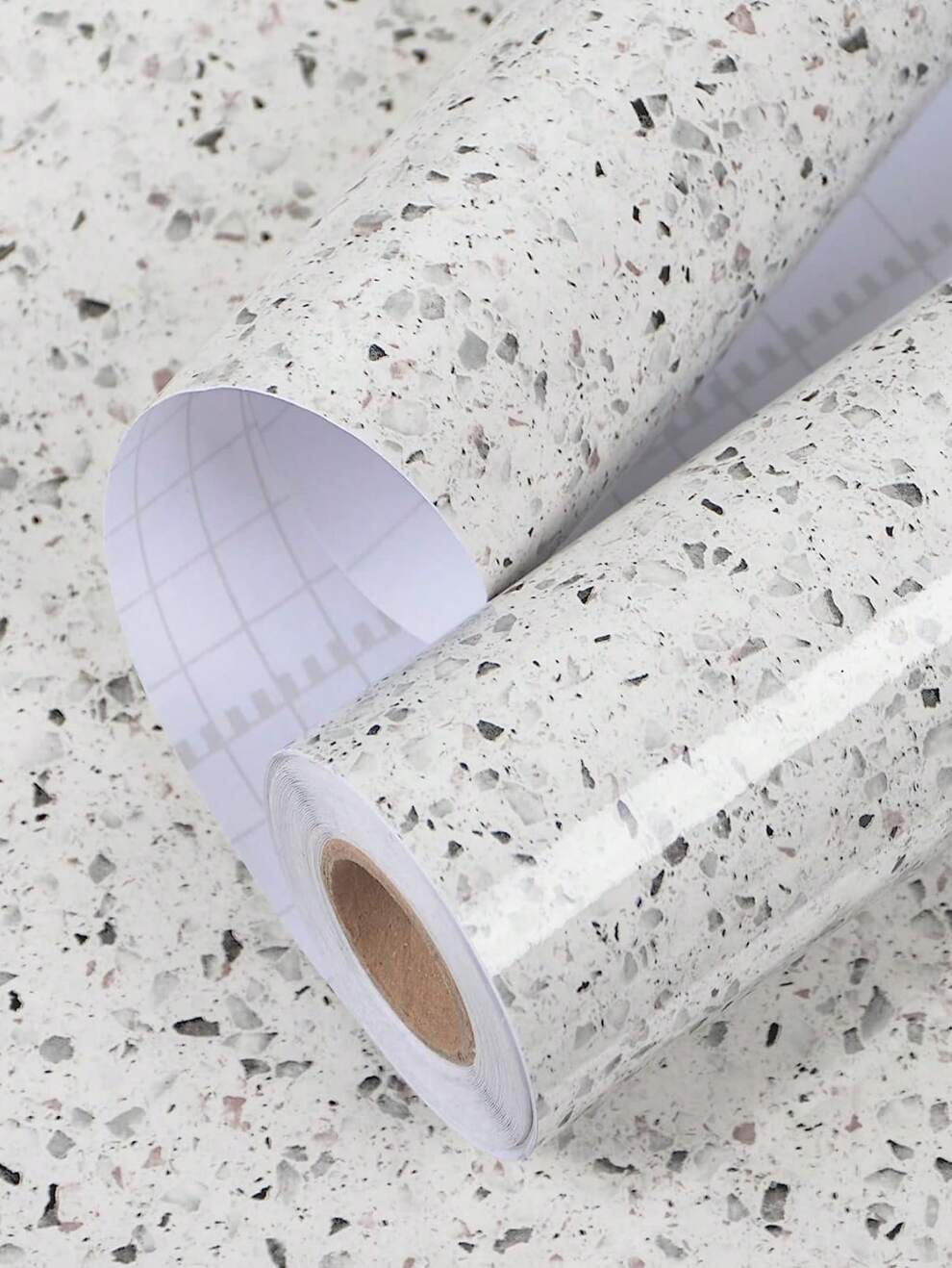 1 Roll Marble Vinyl Wallpaper For Walls In Rolls Waterproof Wall Stickers Bathroom Table Kitchen Adhesive Sticker For Furniture Decor