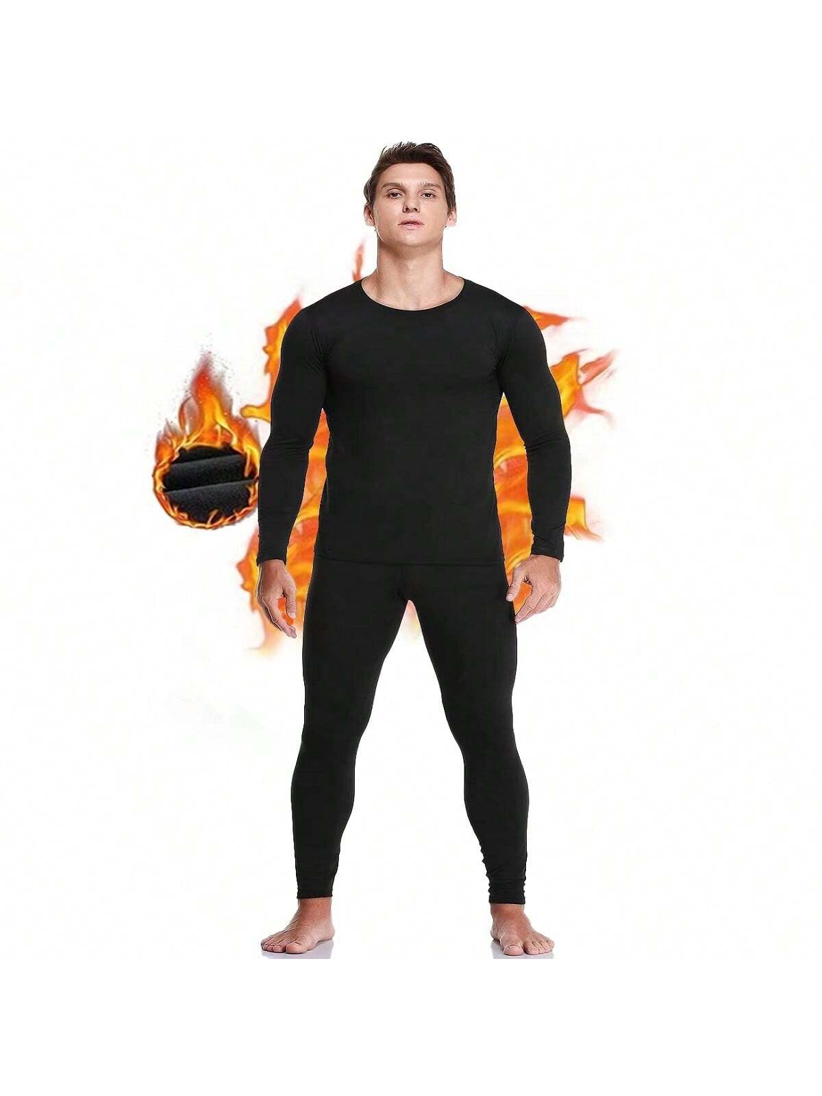 Men's Thermal Underwear Set, Winter Pajamas Suit, Suitable For Cold Weather