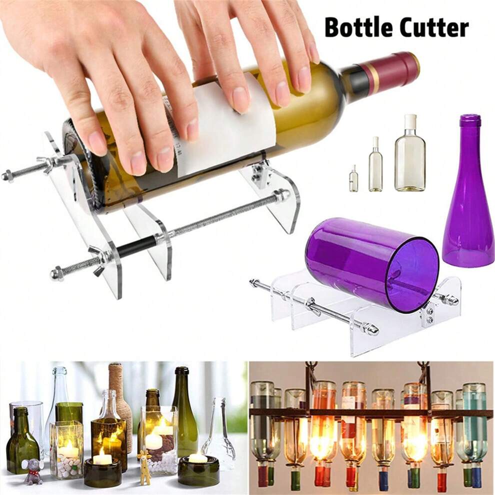 Premium Glass Bottle Cutter Kit - DIY Glass Cutter For Bottles - Beer & Wine Bottle Cutter Tool