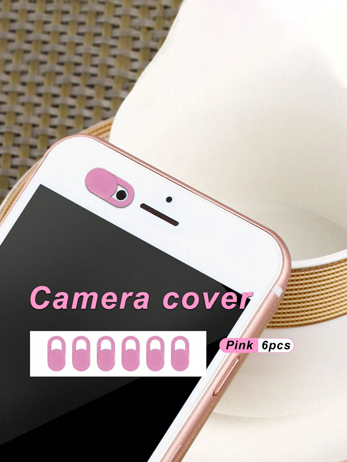 6pcs Smartphone & Tablet Camera Decorative Privacy Cover