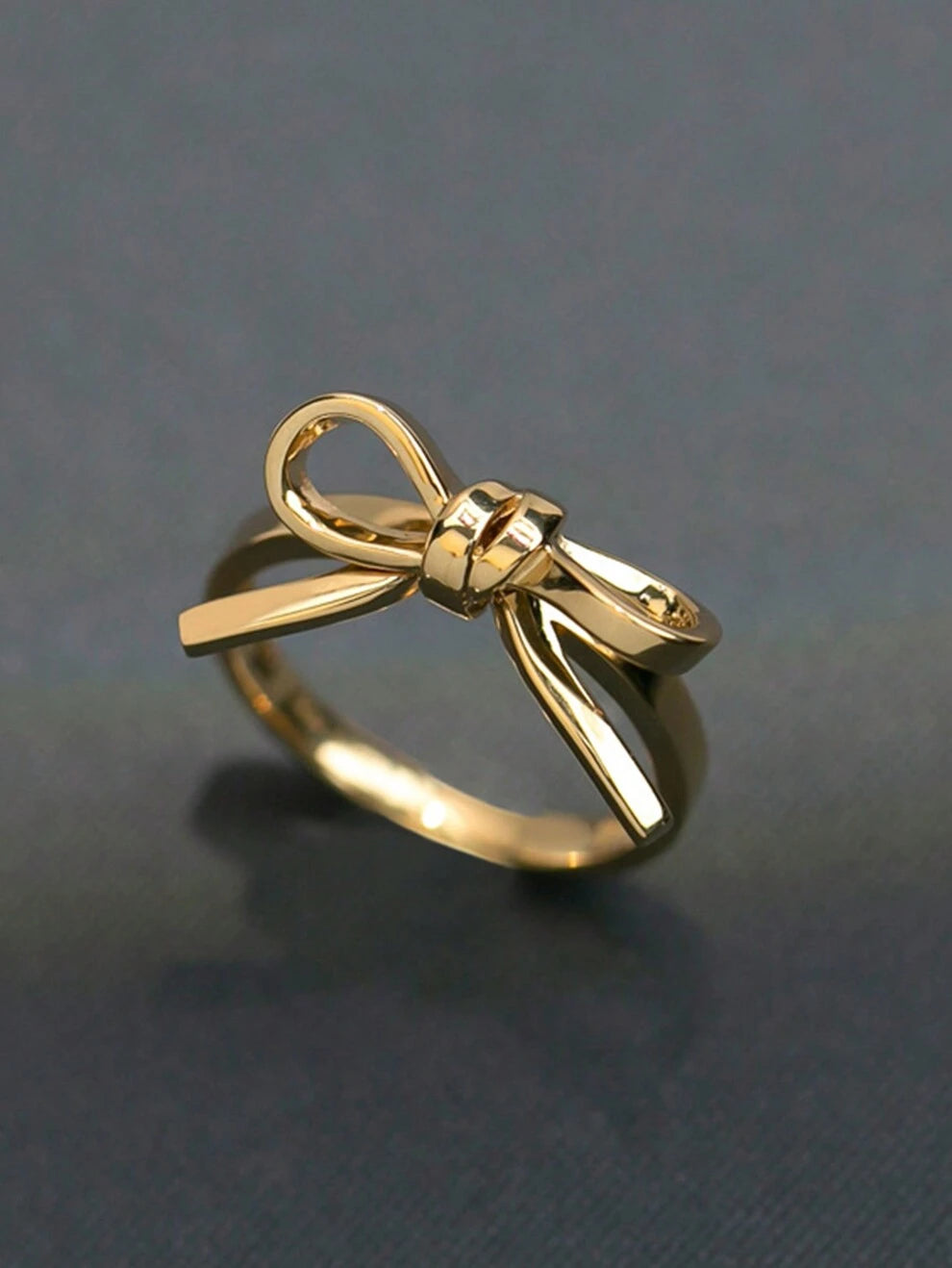 1pc 925 Sterling Silver Bow-knot Ring, Fashionable Statement Index Finger Ring, Elegant Women's Accessory