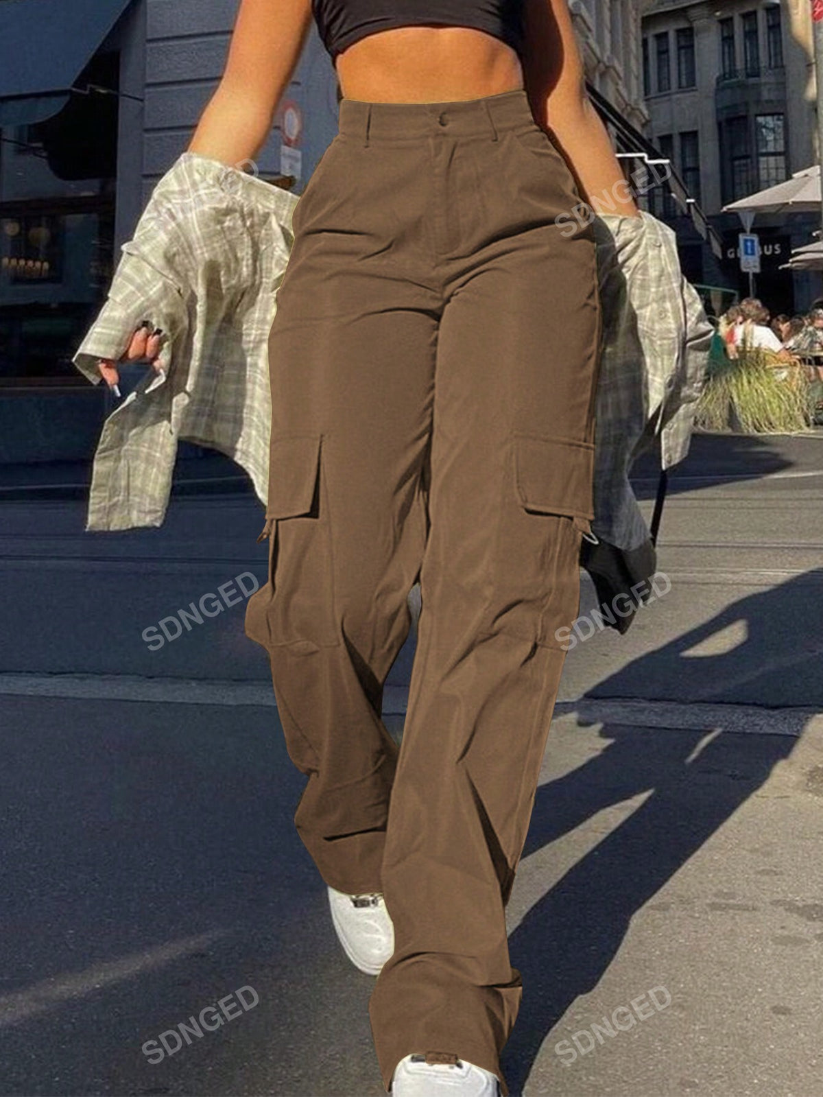 Women's Pocketed Cargo Pants