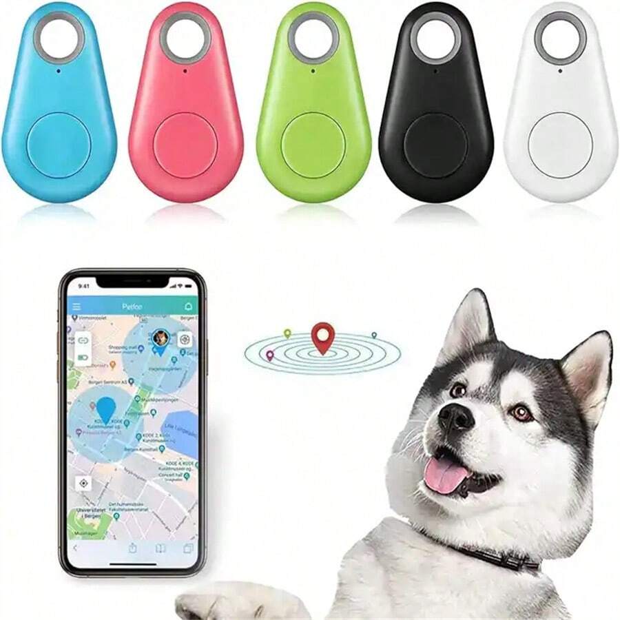 Smartphone App Controlled Anti-Lost Locator For Pets, Children, Key, Alzheimer's Patients, Dual Way Tracking Alarm Positioning Device