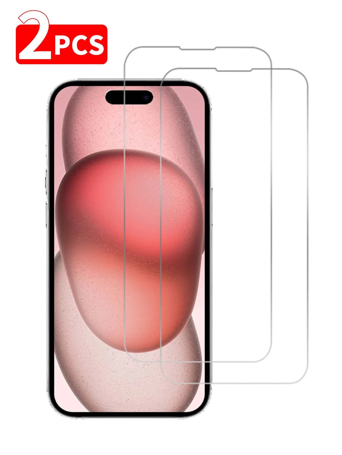 2pcs Iphone Screen Protectors, Hd Tempered Glass Film With Anti-Drop, Anti-Explosion, Oil Resistant And Scratch Resistant Coating