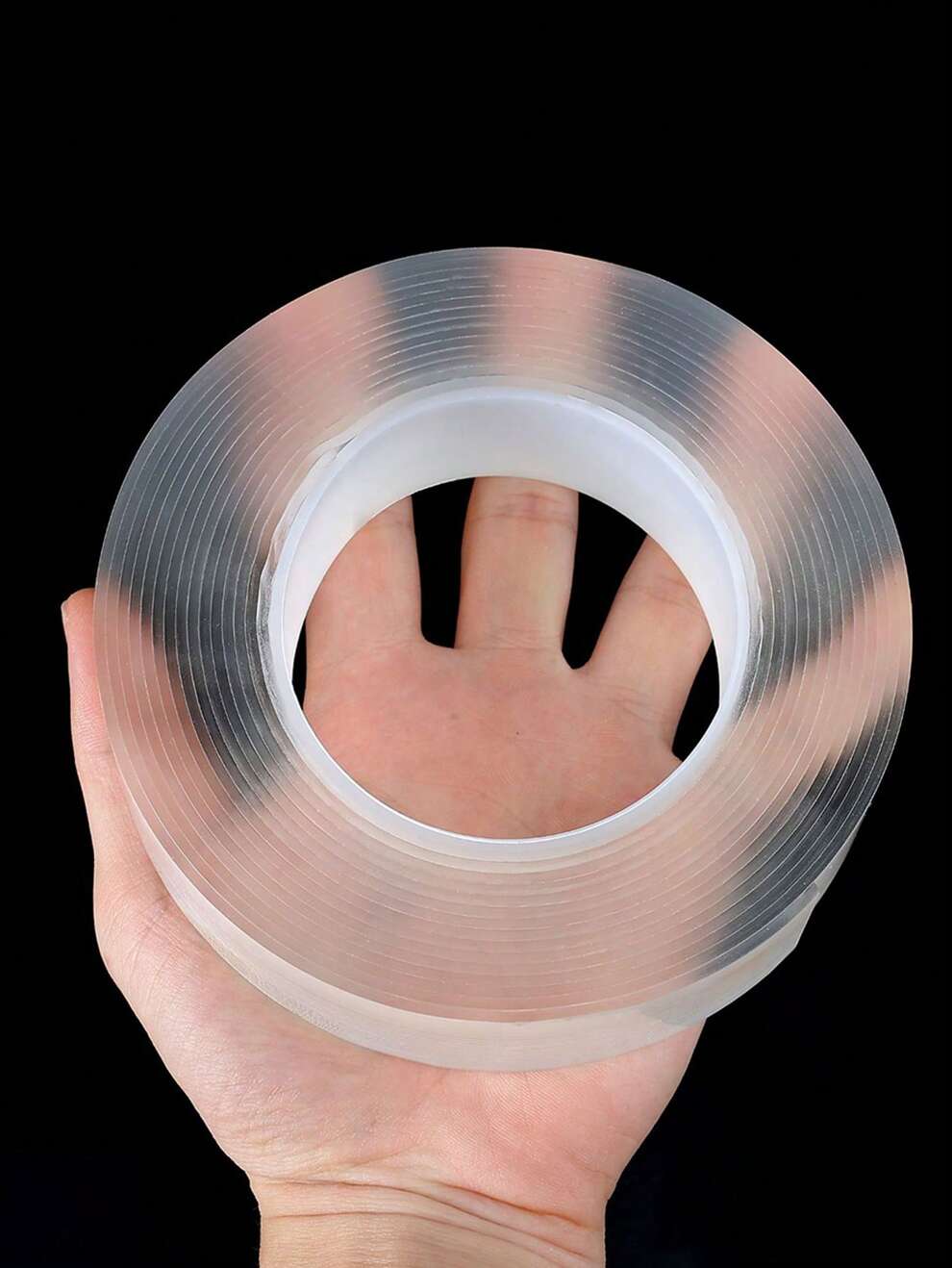 1 Roll 3m/1 Roll 5m Reusable Transparent Double Sided Acrylic Tape, Cuttable, Wall Mounting, No-Residue Strong Adhesive