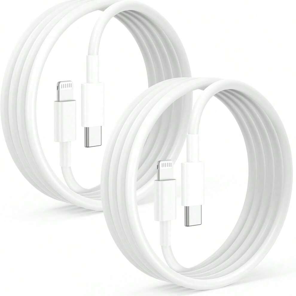 Fast Charging Data Cable Compatible With Iphone 14 Pro Max/14 Pro/14 Plus/14/13/12/11/Xr/Xs/Ipad/Airpods/Macbook Series With Efficient Quick Charger Adapter