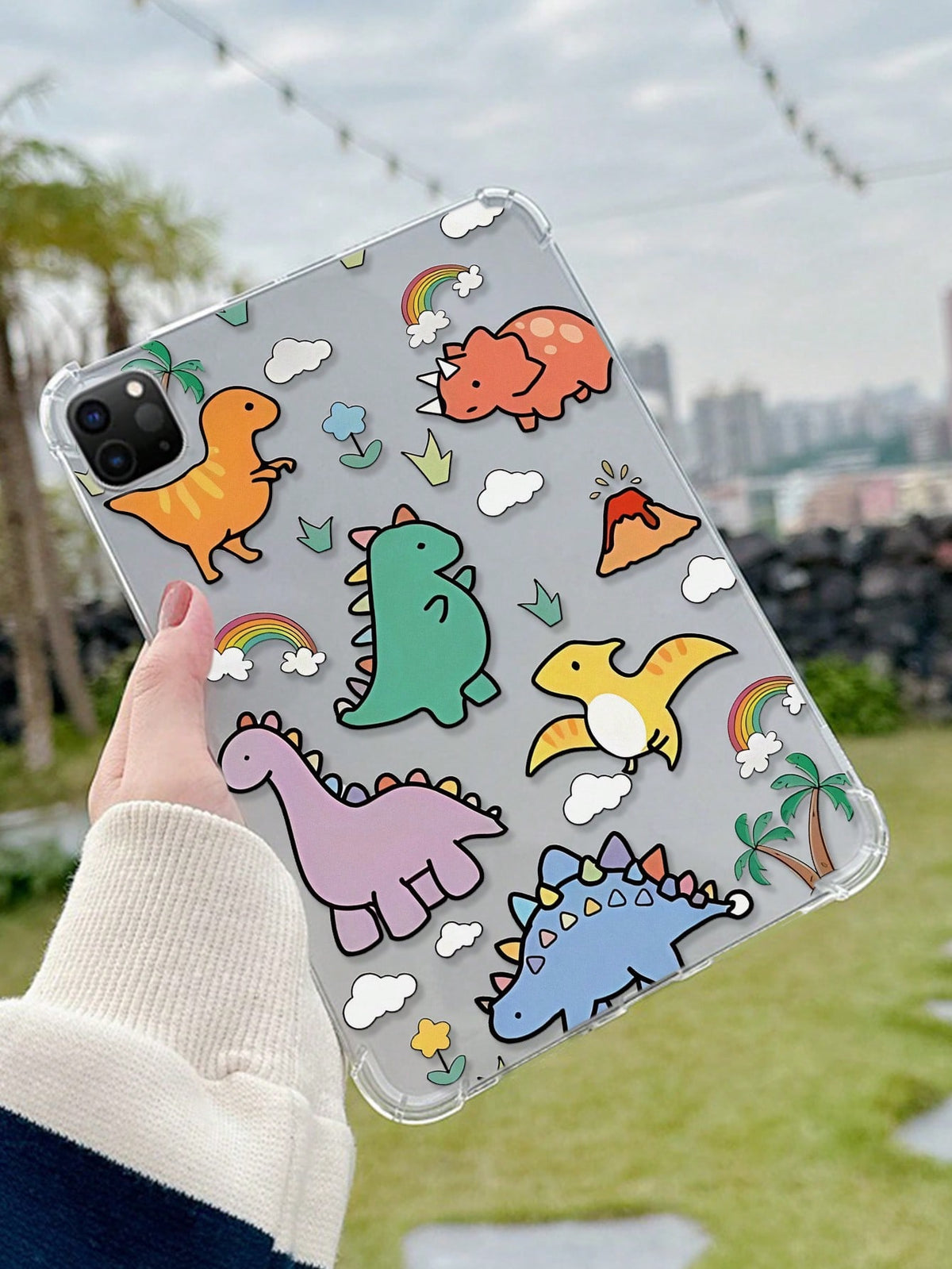 Dinosaur Themed Protective Cover For Ipad Pro 11-Inch, Air 4/5, 10.9-Inch New Ipad, 10.2-Inch Ipad & Mini 6/5 Tablet, With Minimalist, Anti-Drop, Anti-Bending Design