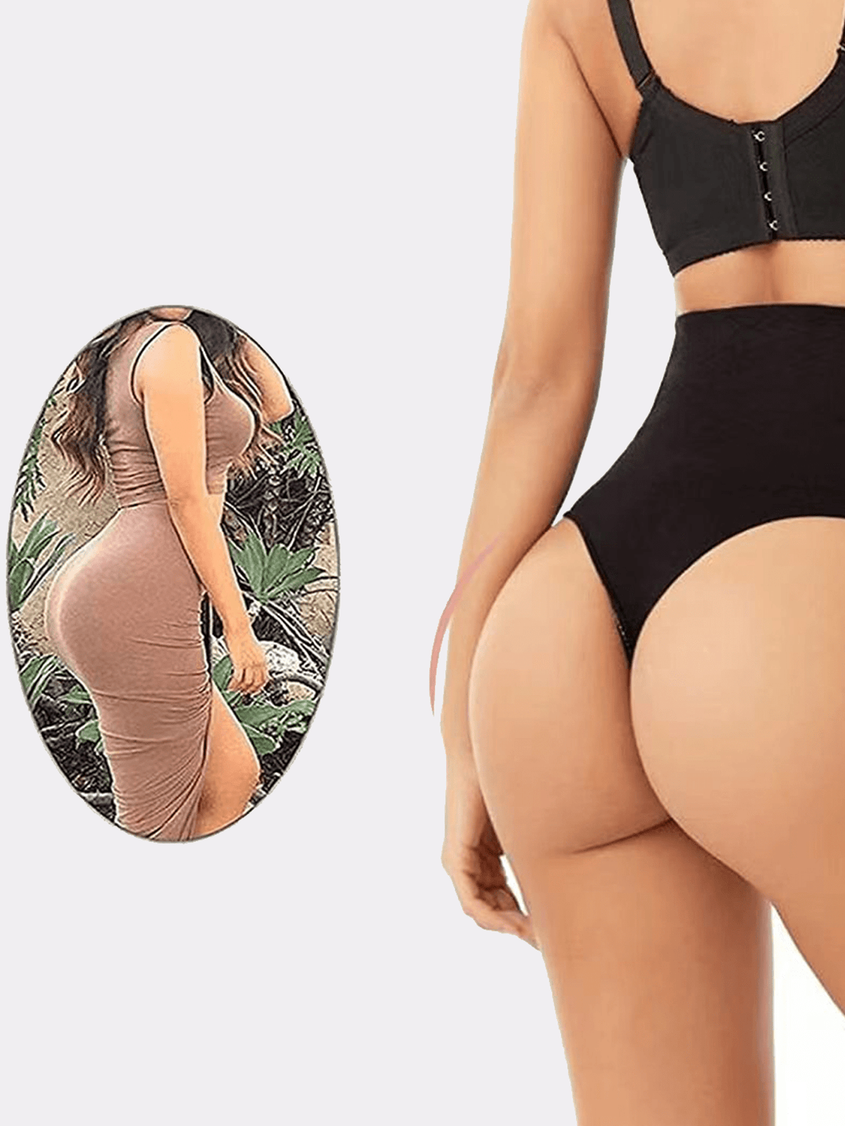 Sports Outdoor 1pc 2024  US Size  Waisted Body Shaper Shorts Shapewear For Women Tummy Control Leggings Sweat Shorts Weight Loss Workout Running Slimming Compression Thong For Daily Sport Workout Weig