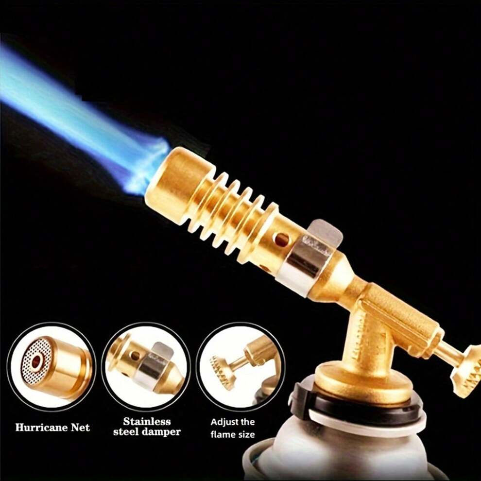 1pc, Torche À Butane, Torche De Cuisine Professionnelle, Allumeur De Cuisine, Pour Réparation De Voiture, Soudage, Crème Brûlée, Sushi, Saisir, Cuisson, Barbecue, Gadgets De Cuisine, Accessoires De Cu