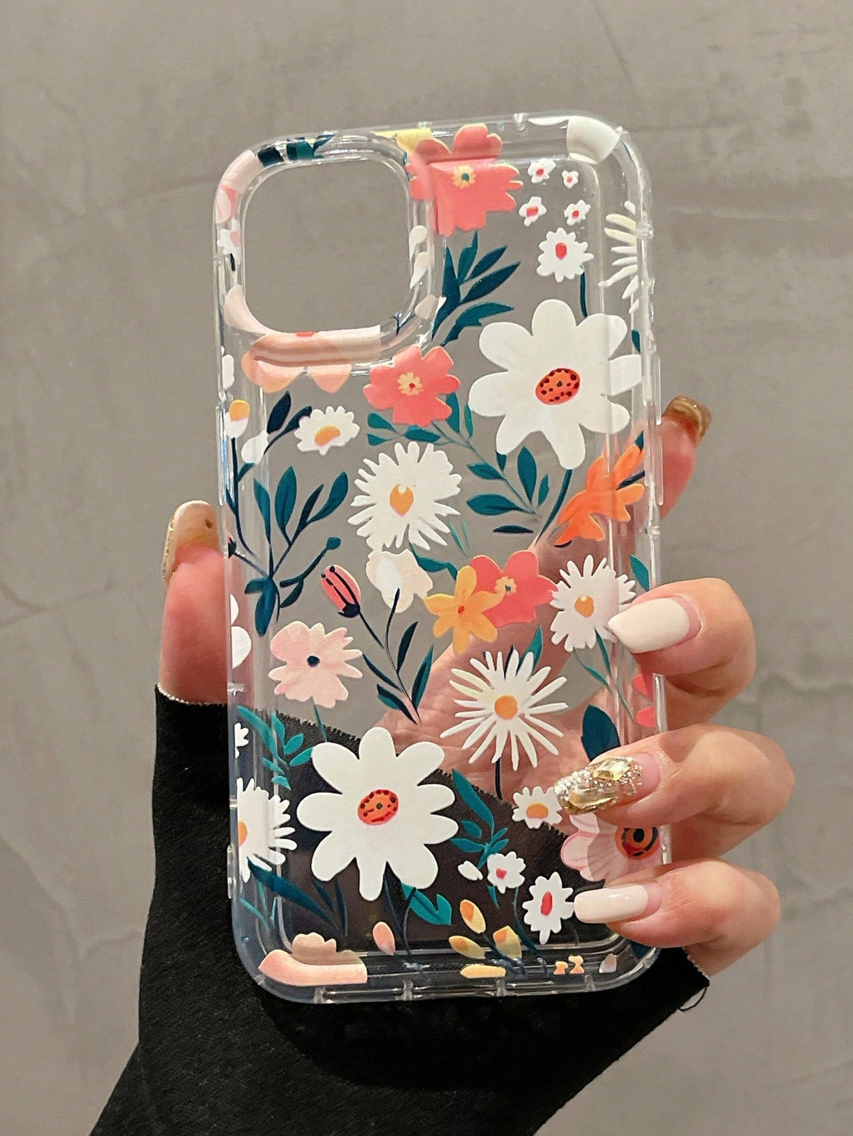 1pc Thickened TPU Phone Case With Air Cushion, Suitable For 15/14/13/12/11 Pro Max