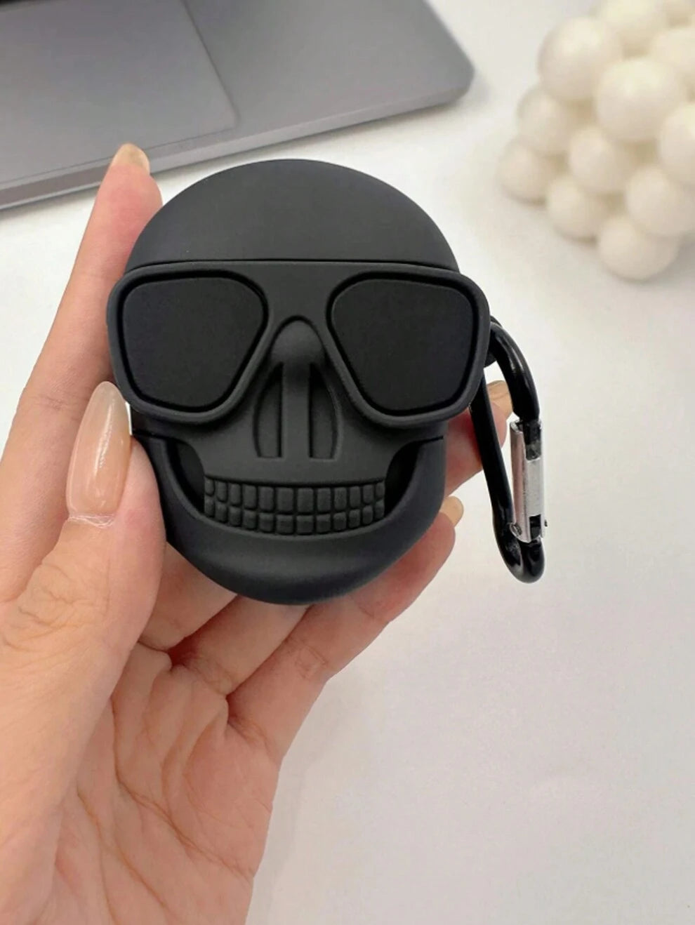 Horror 1pc Creative Skull Design Earphone Case Compatible With Airpods 1/2, New Wireless Earbuds Protective Cover Compatible With Airpods 3/Pro/Pro2, Ideal Gift For Boyfriend/Girlfriend