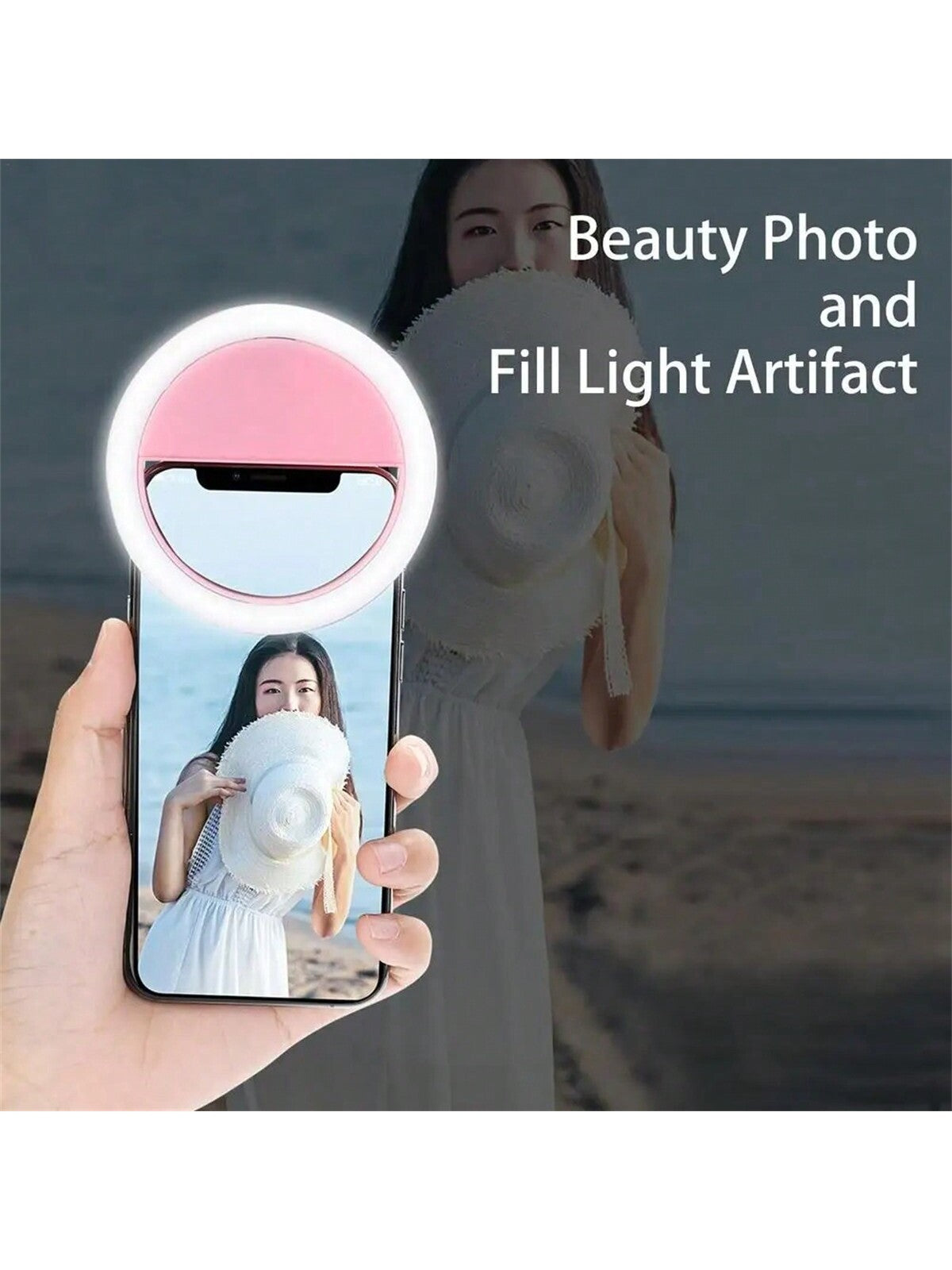 Led Selfie Ring Light Novelty Makeup Lightings Led Selfie Lamp Mobile Phones Photo Night Light Led Mirror Neon Sign Selfie Ring