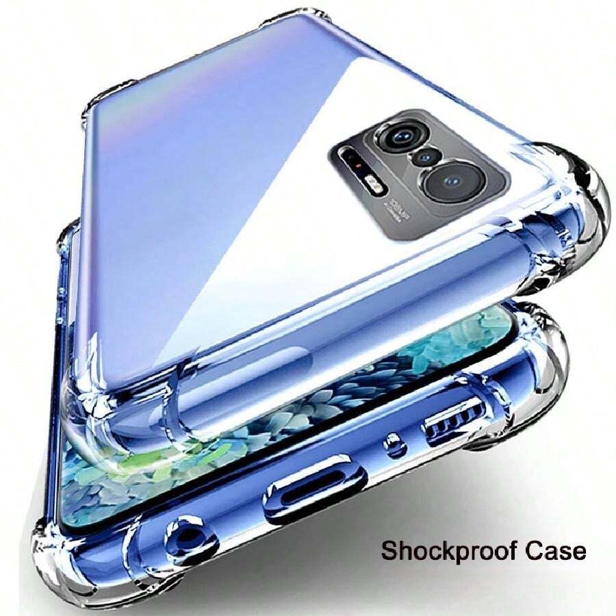 Shockproof Transparent Case Compatible With Xiaomi Redmi Samsung IPhone Huawei OnePlus 1+