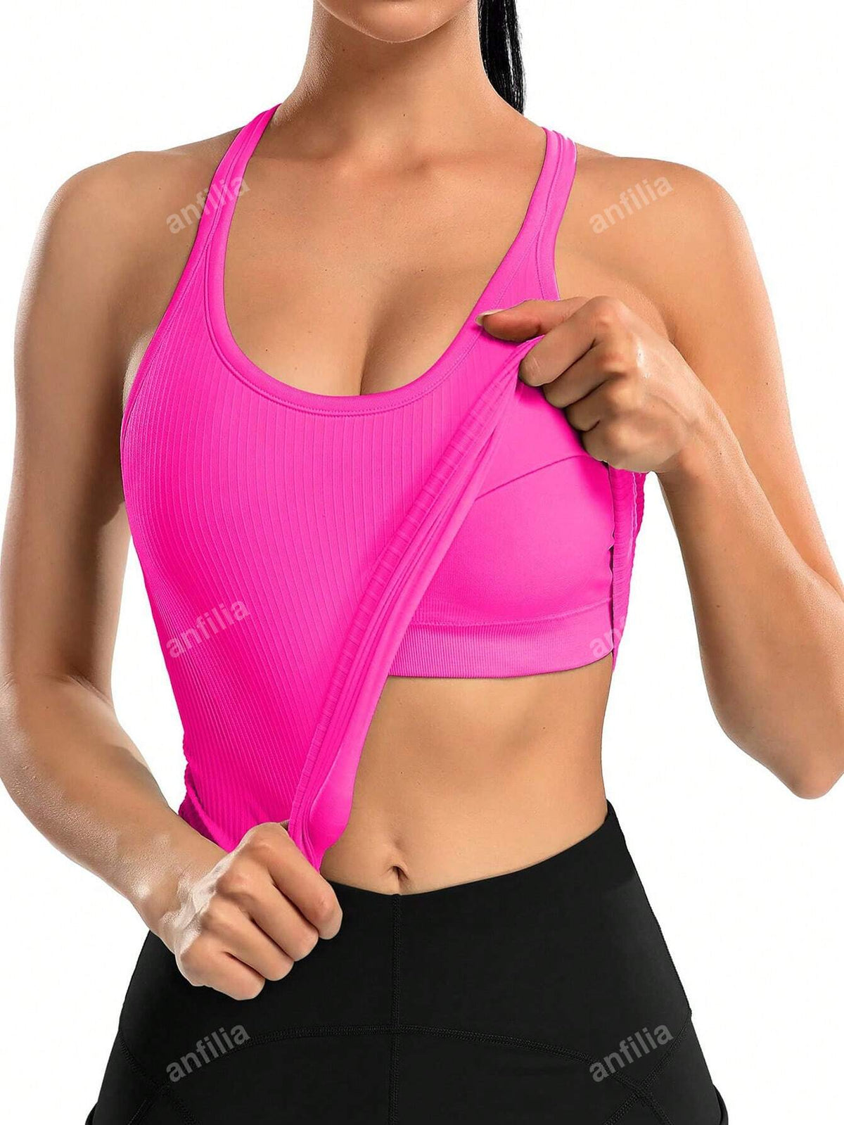 Women Tie-Dye Padded Sports Bra Top