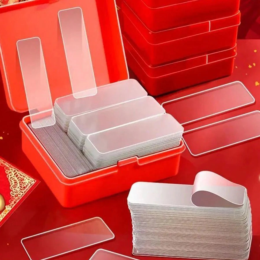 120pcs Double-Sided Tape For Office, Industrial, Luggage & Box. Strong Adhesion Without Residue