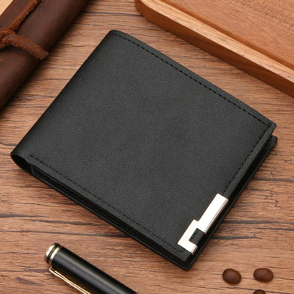 Leather Large-Capacity Men's Wallet Driver's License Retro Leather Wallet Multi-Card Position Thickened Credit Card Wallet Fashion Wallet Large-Capacity Card Bag Ideal Gift For Men Business Casual