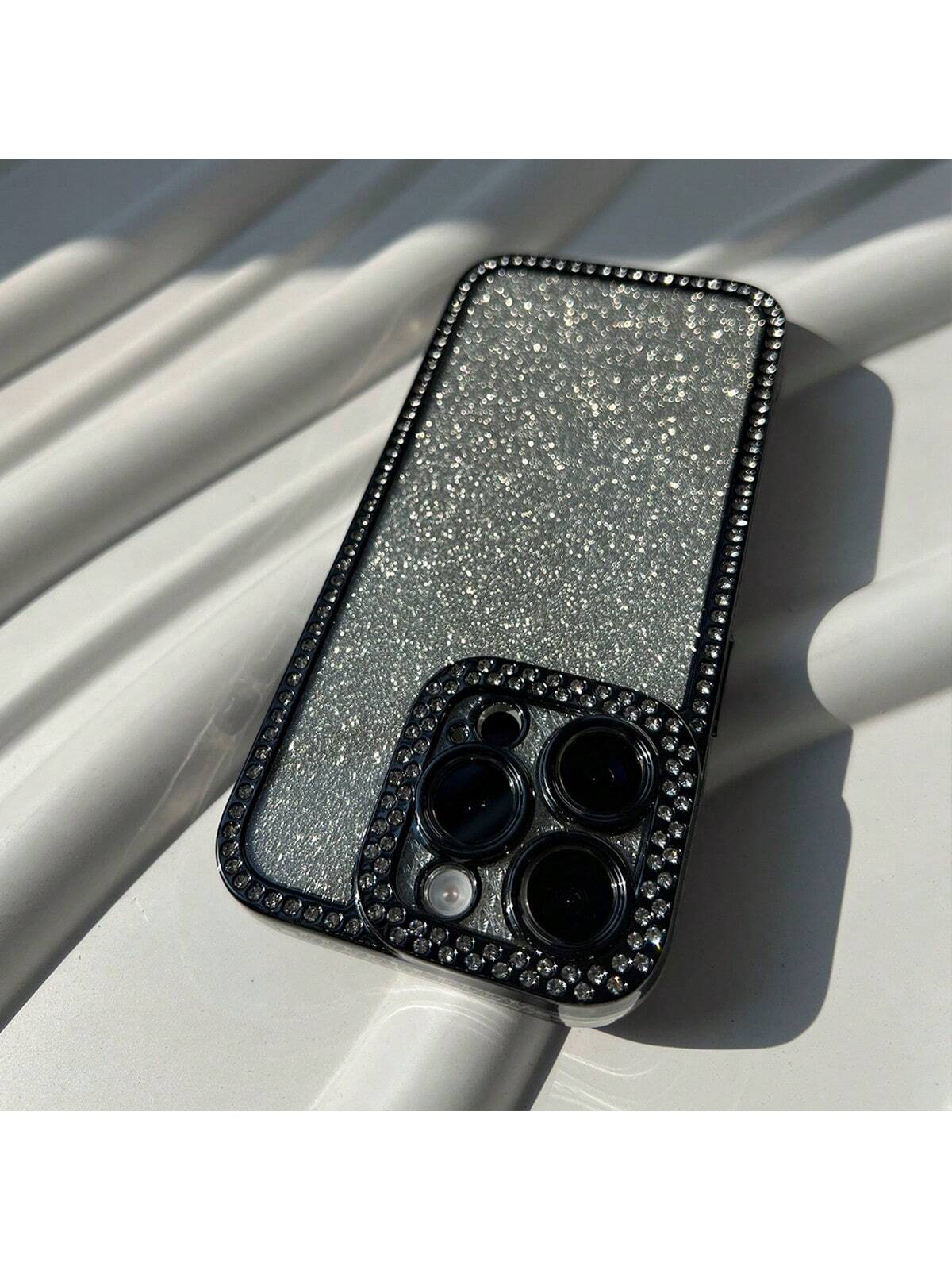 Luxury Electroplated Glitter  Diamond Bling Bling Phone Case Compatible With Iphone 11 12 13 14 15 Pro Max No Yellowing Cover