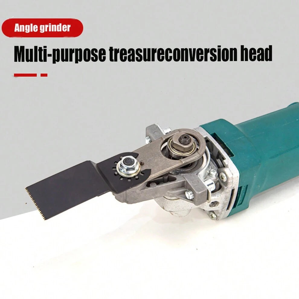 1pc Angle Grinder Accessory Set For Woodworking, Multifunctional Electric Trimming Machine, Conversion Head, Grooving Tool, And Random Spare Parts