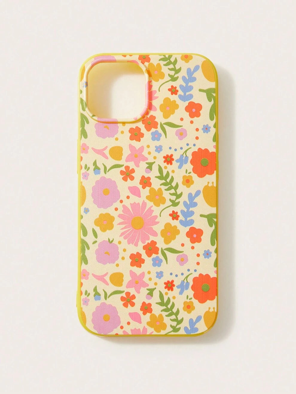 Color Burst Vacation Flower Printed Shockproof Phone Case