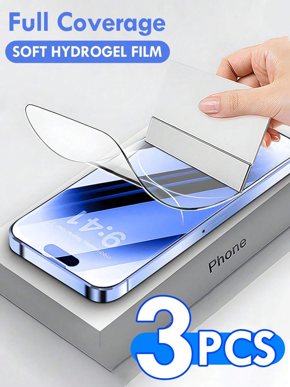 3 Pcs Hydrogel Film Screen Protector Compatible With IPhone