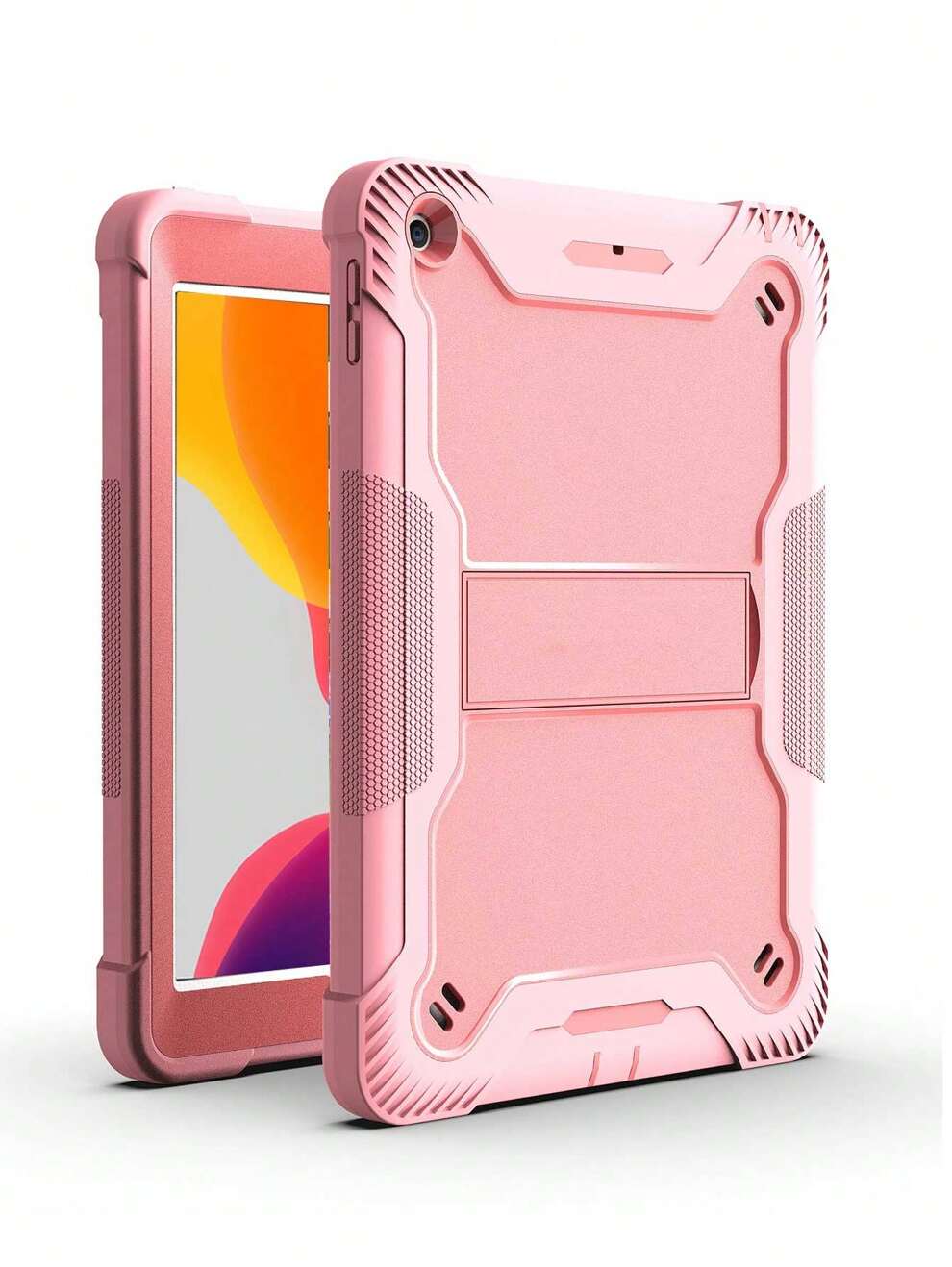 1pc Champagne Gold Transformer Robot Armor Tablet PC Protective Case, Compatible With IPad (Some Models With Pen Slot)