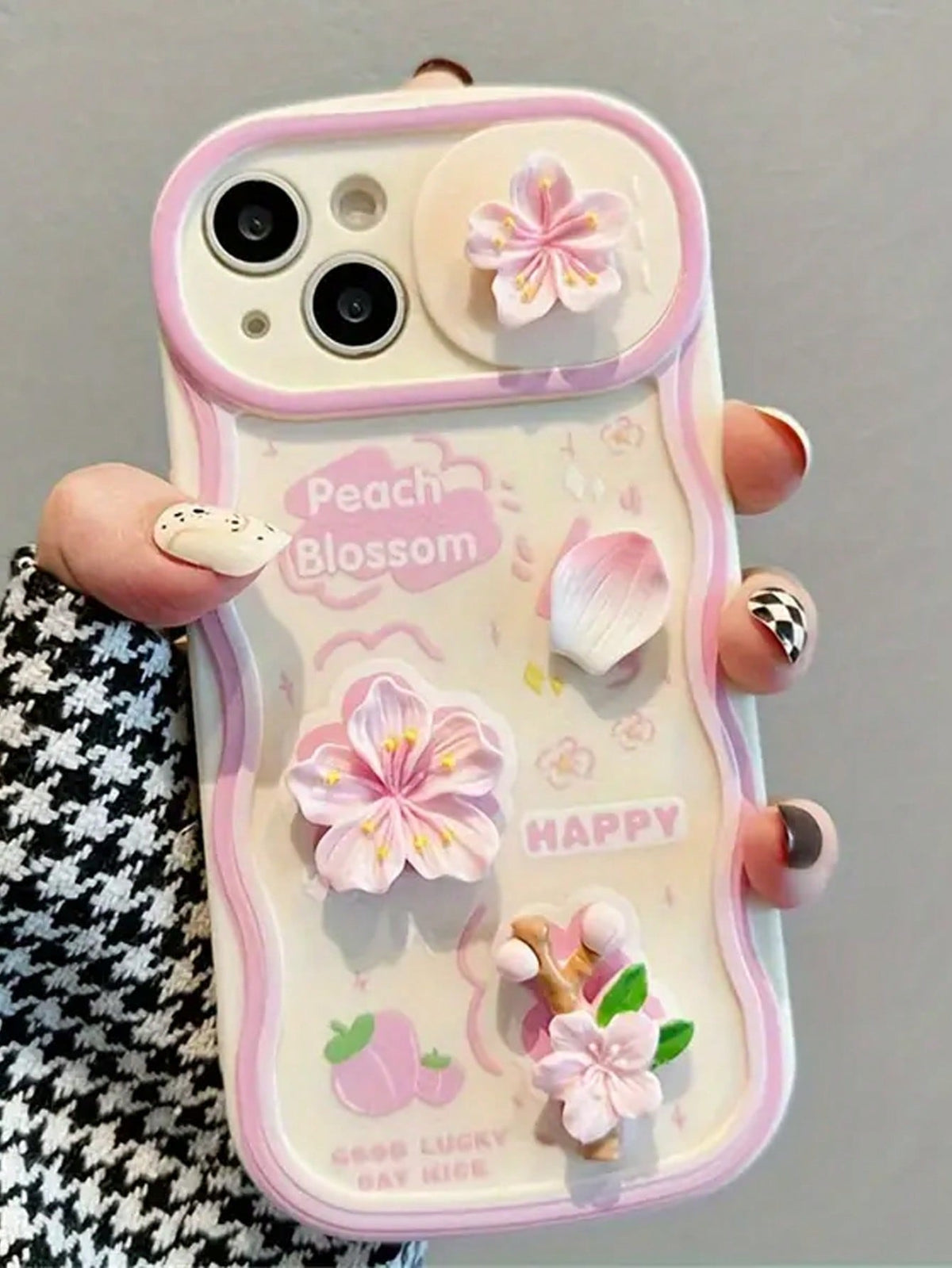 Cute 3D Flower Silicone Soft Phone Case Compatible With Iphone 15 14 13 12 Pro Max 14 15 Plus 11 Flowers Petal Push Camera Lens Protector Shockproof Cover