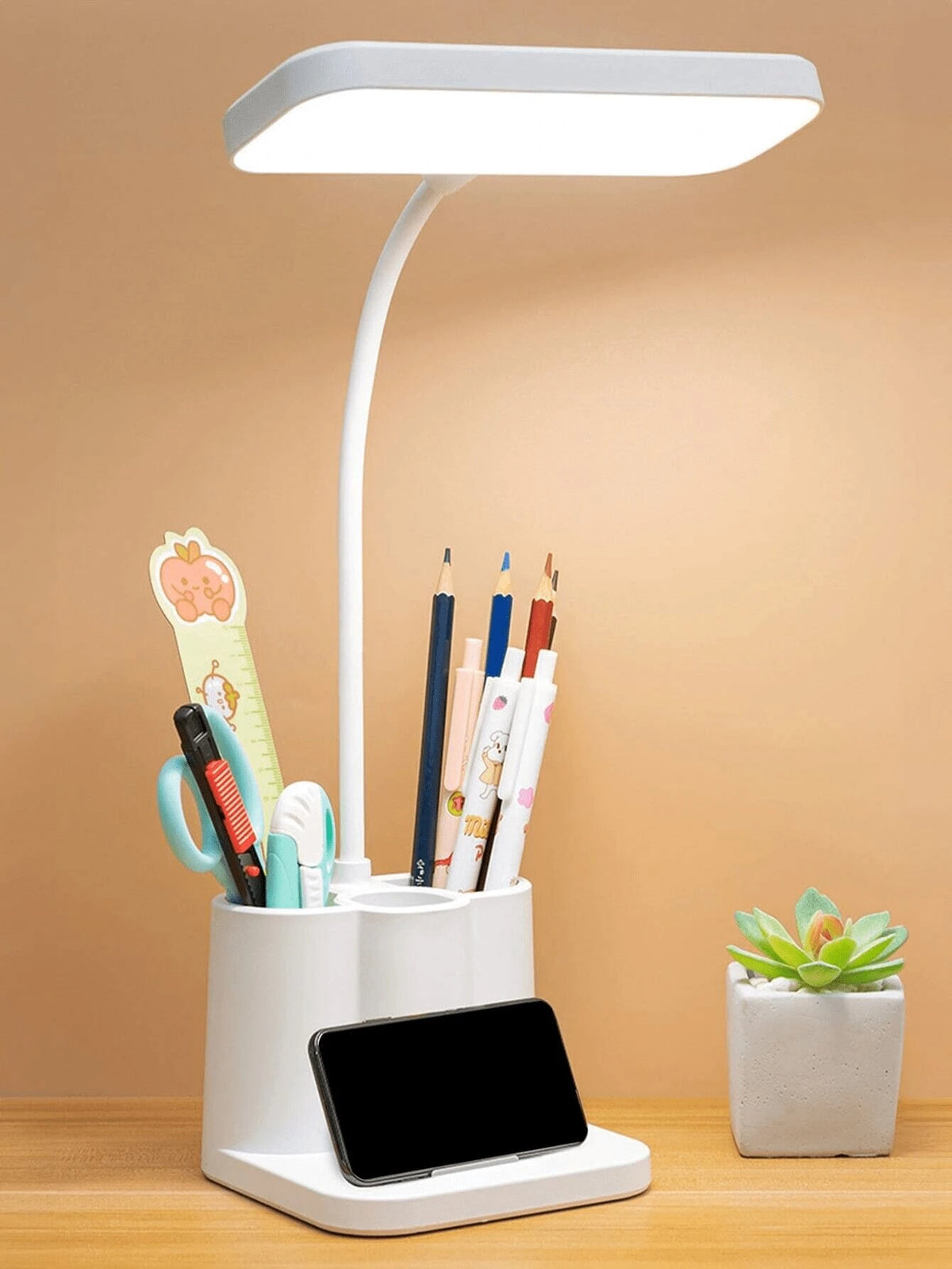 1pc Creative Intelligent Adjustable Led Table Lamp, Suitable For Students' Desks, Bedside, Reading Desk