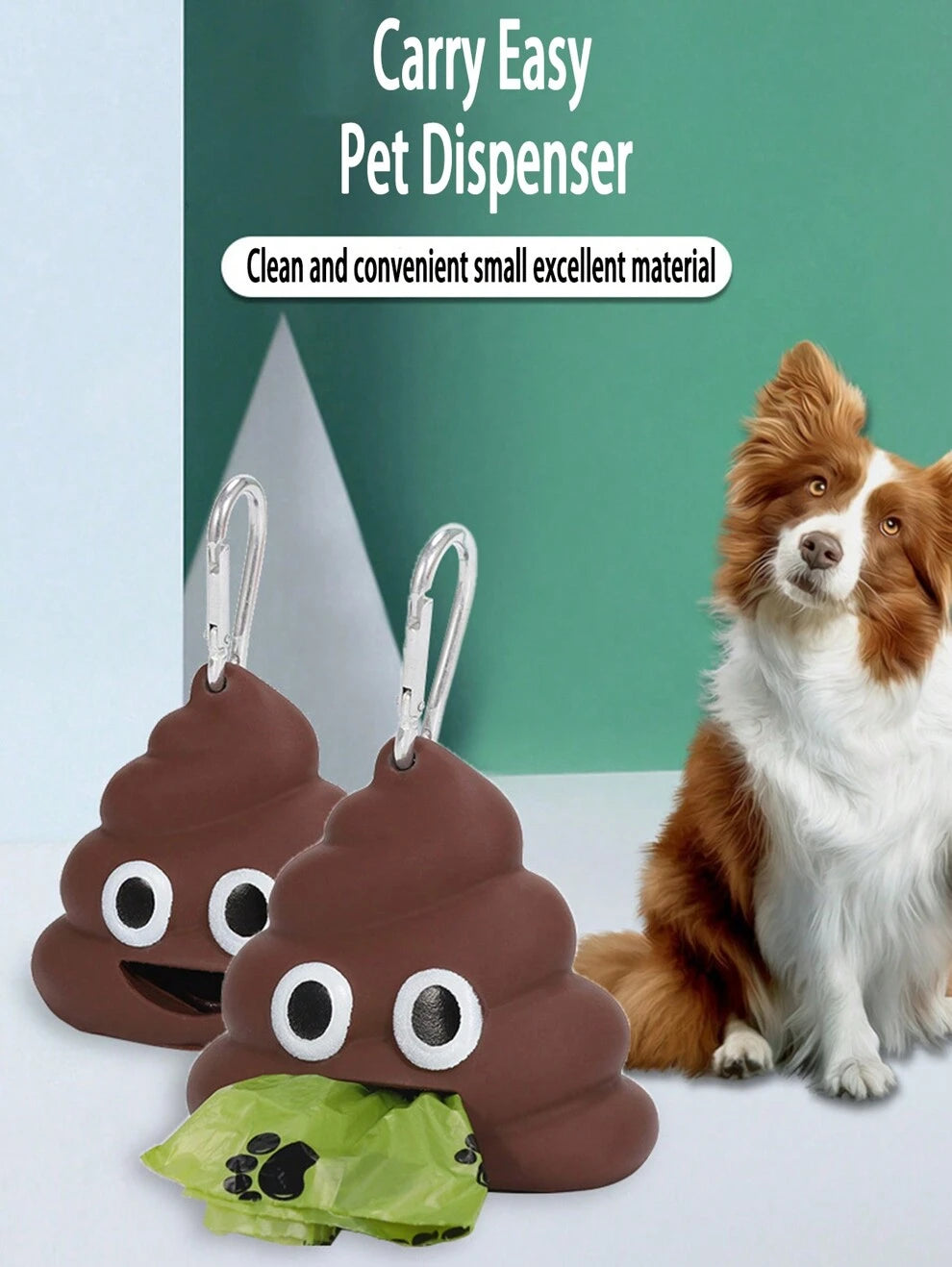 1pc Pet Waste Bag Dispenser, Portable Dog Poop Bags For Cats And Dogs Outdoors, With Trash Bag Storage Box