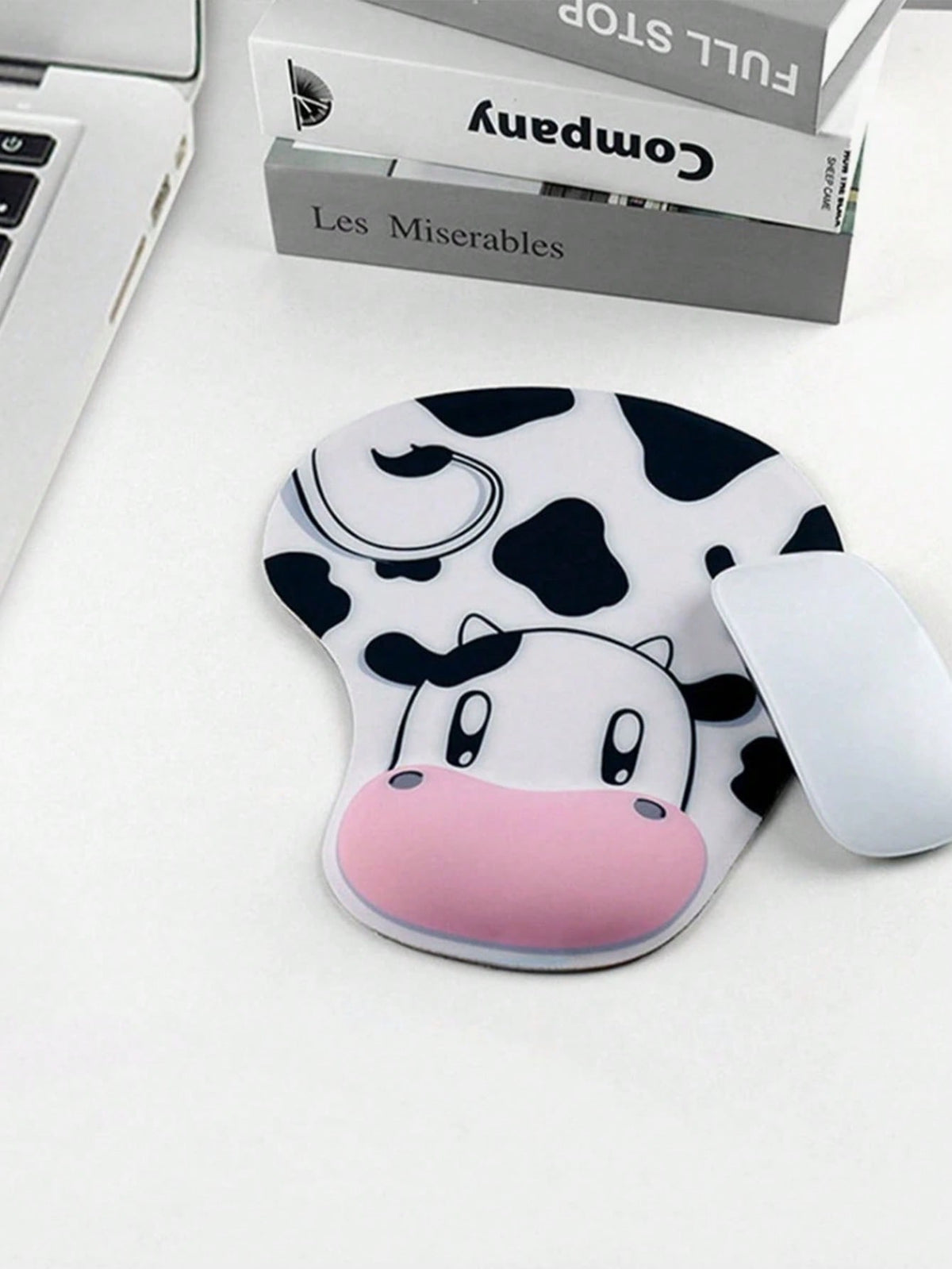 1pc Cute Cartoon Sheep Silicone Thickened Office Mouse Pad With Wrist Support And 3D Stereo Effect