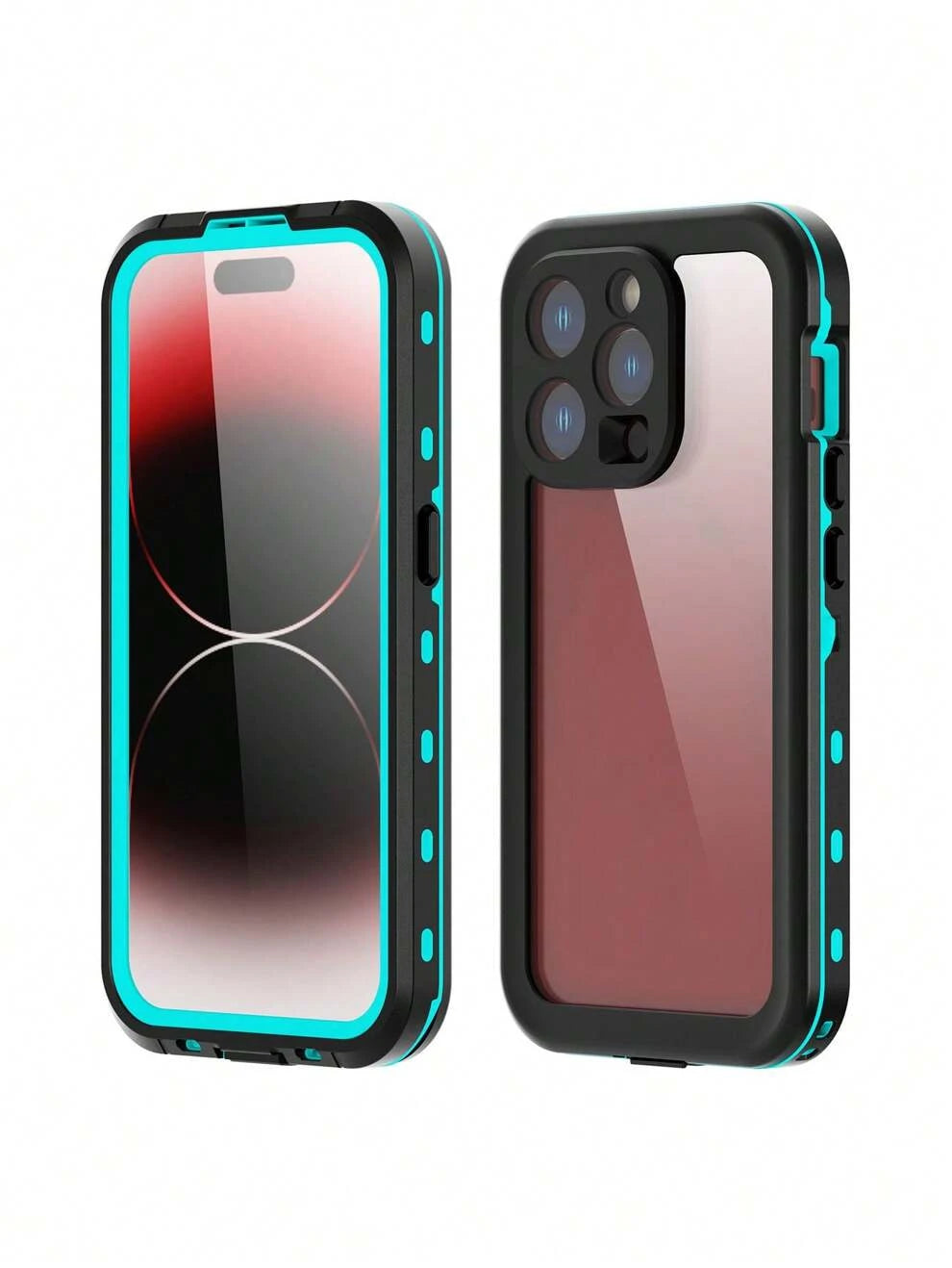 Waterproof Full Coverage Edge Case Compatible With Apple Iphone 15/14/13/15pro Max, Suitable For Taking Underwater Photos, Swimming, And Fishing In The Sea, Pool, Hot Springs, And Protecting Your Phon