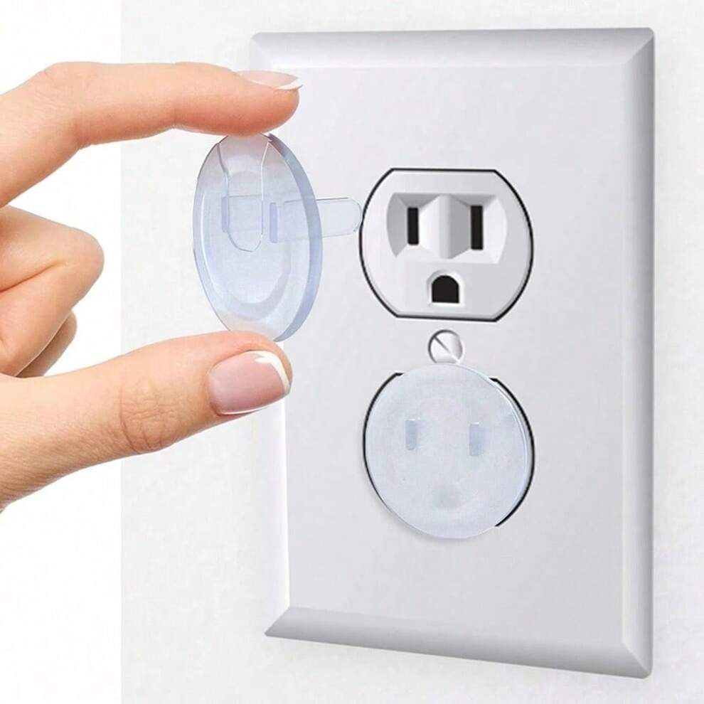 10pcs Usa Standard Electrical Outlet Socket Cover, Insulator Cap To Prevent Electric Shock, Children/Baby Safety Protection