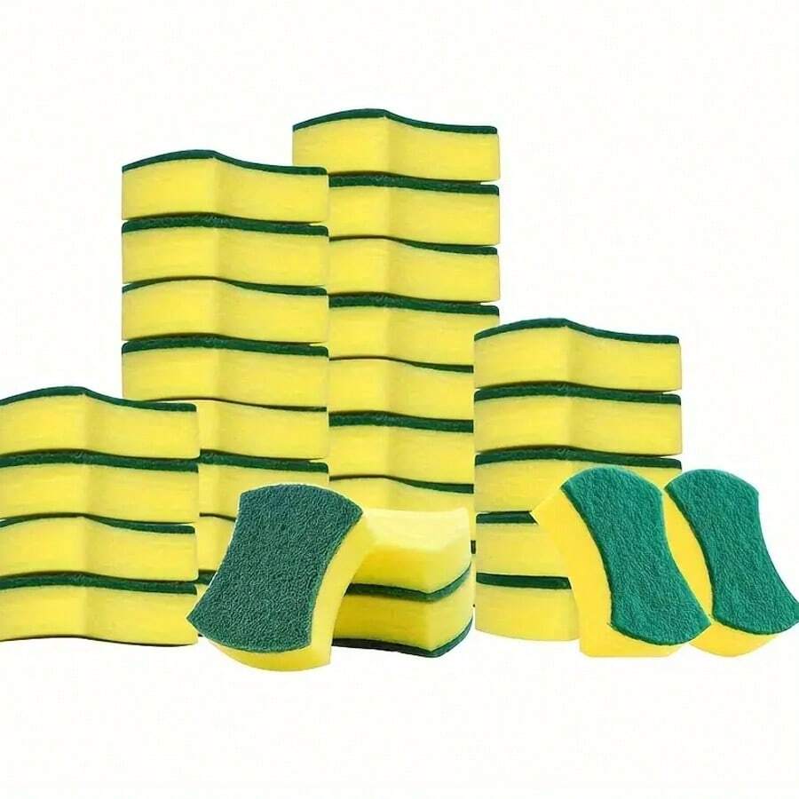 Kitchen Cleaning Sponge: , Scratch Resistant Tableware Scrubber