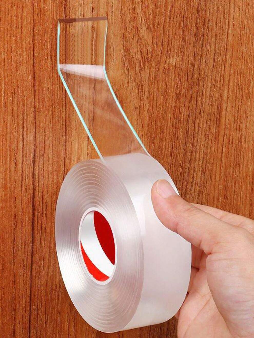 1pc 1m/2m/3m/5m Nano Tape Double-Sided Adhesive Tape, Reusable, Transparent, Traceless, Waterproof, Easy To Clean For Household