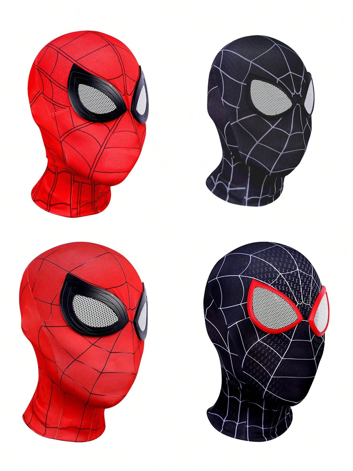 Street 1pc Superhero Miles Morales Peter Parker Cosplay Masks Spider Helmet Halloween Costume Props