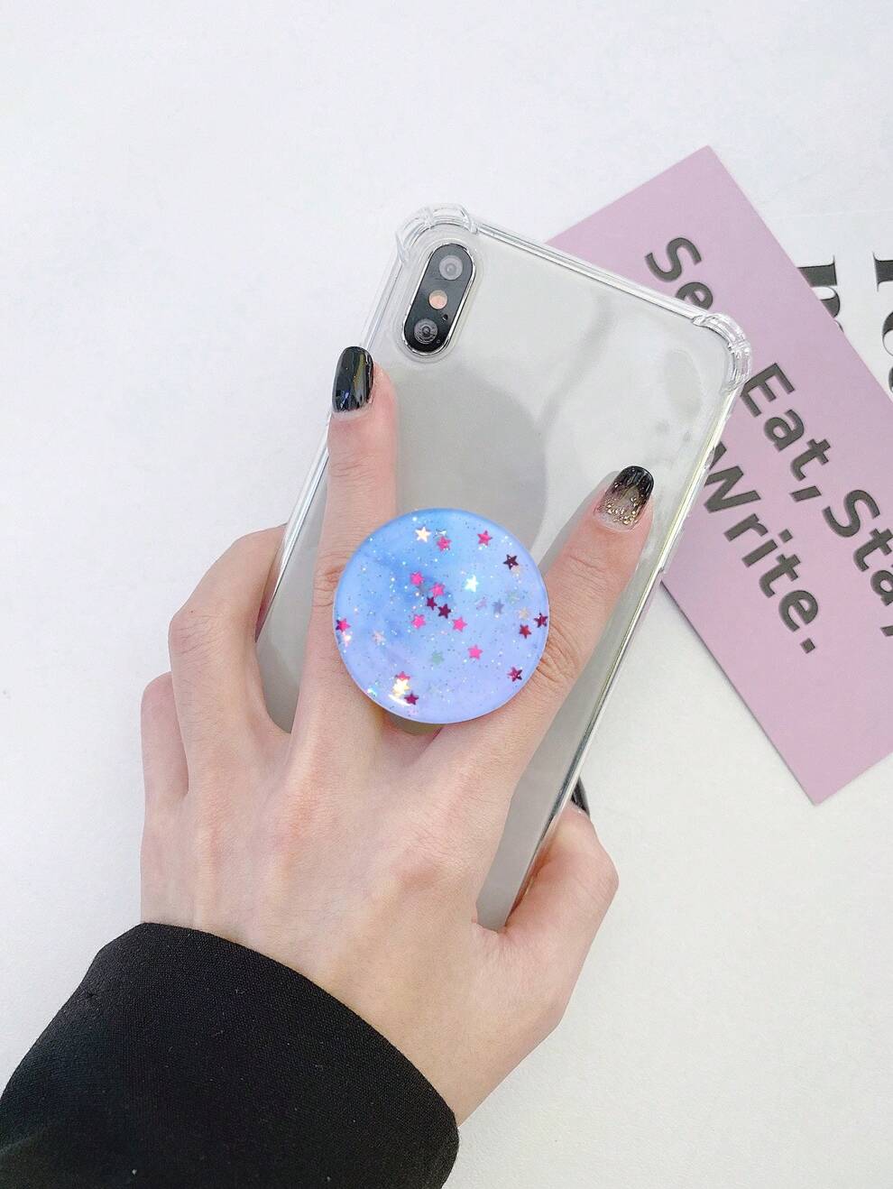 Shiny Star Pattern Phone Holder