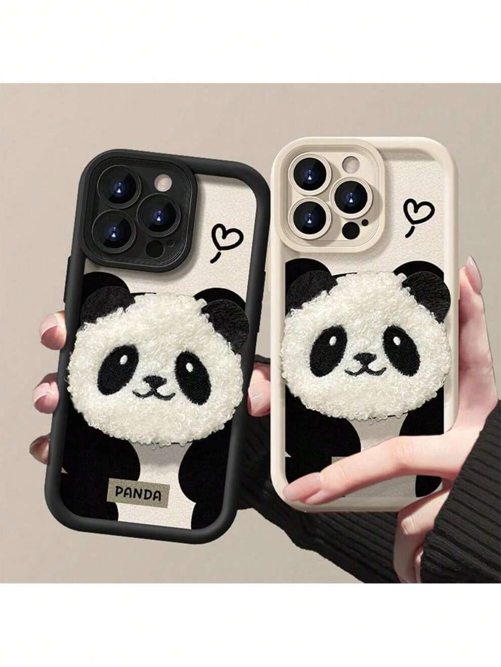 Cute Panda Black