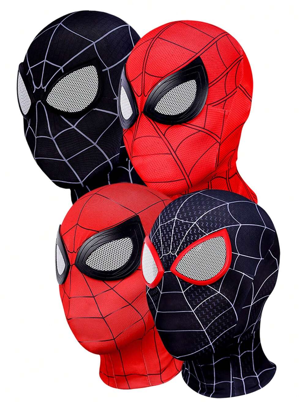 1Pc Anime Cartoon Superhero Peter Parker Gwen Stacy Miles Morales Cosplay Masks For Men Women Costume Accessories Props Headwear