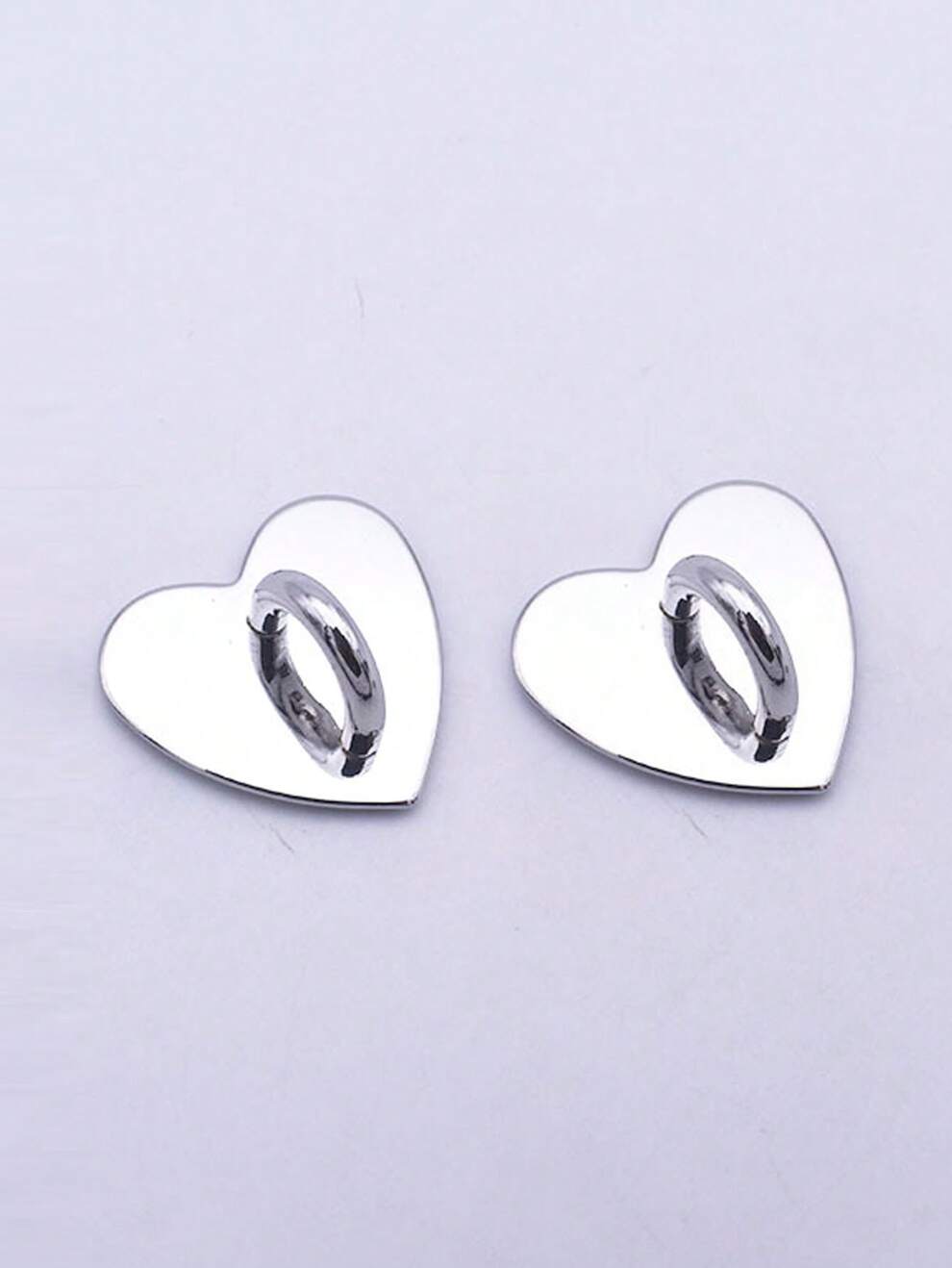 2pcs DIY Cell Phone Strap Heart Shaped Ring Buckle