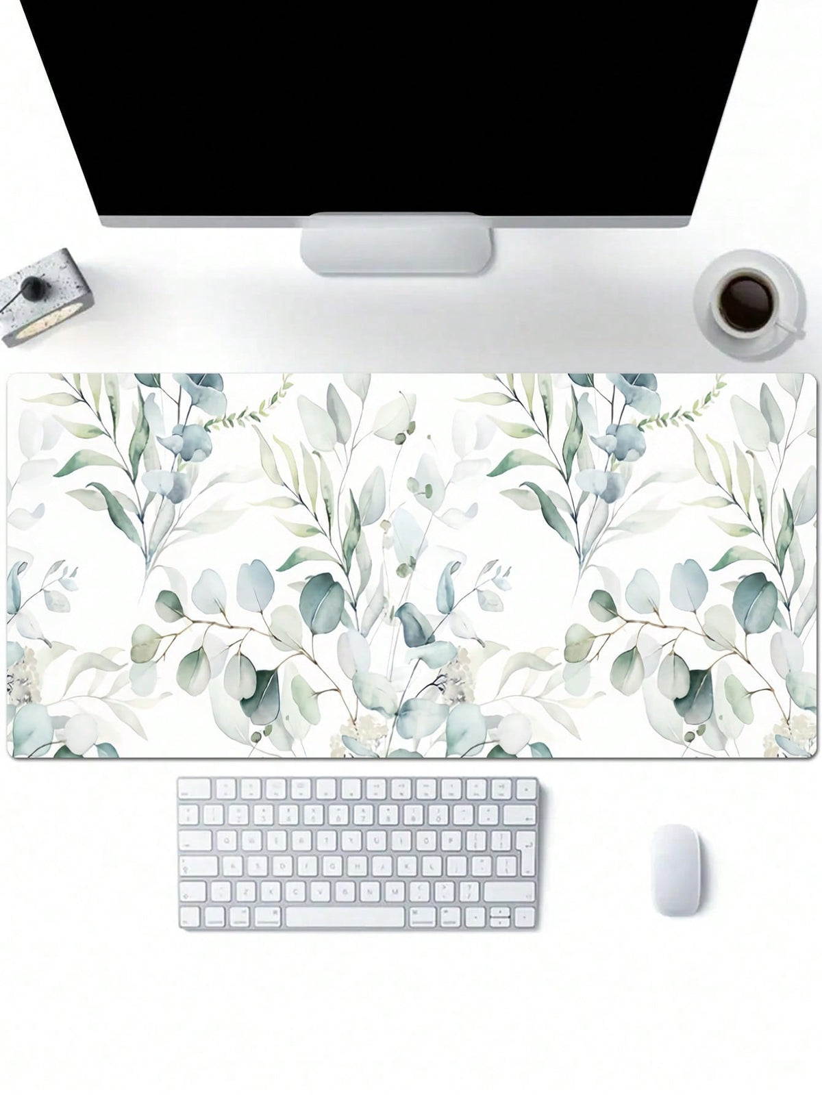 1pc Tie-Dye Abstract Flower Pattern Anti-Slip Gaming And Office Mouse Pad, 4 Sizes Available