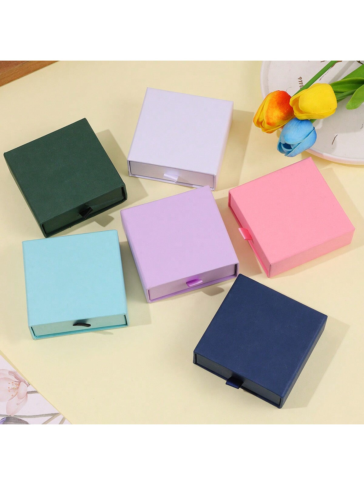 Drawer Jewelry Box Packaging For Rings Earrings Necklaces Bracelets Gift Box For Jewelry And Accessories