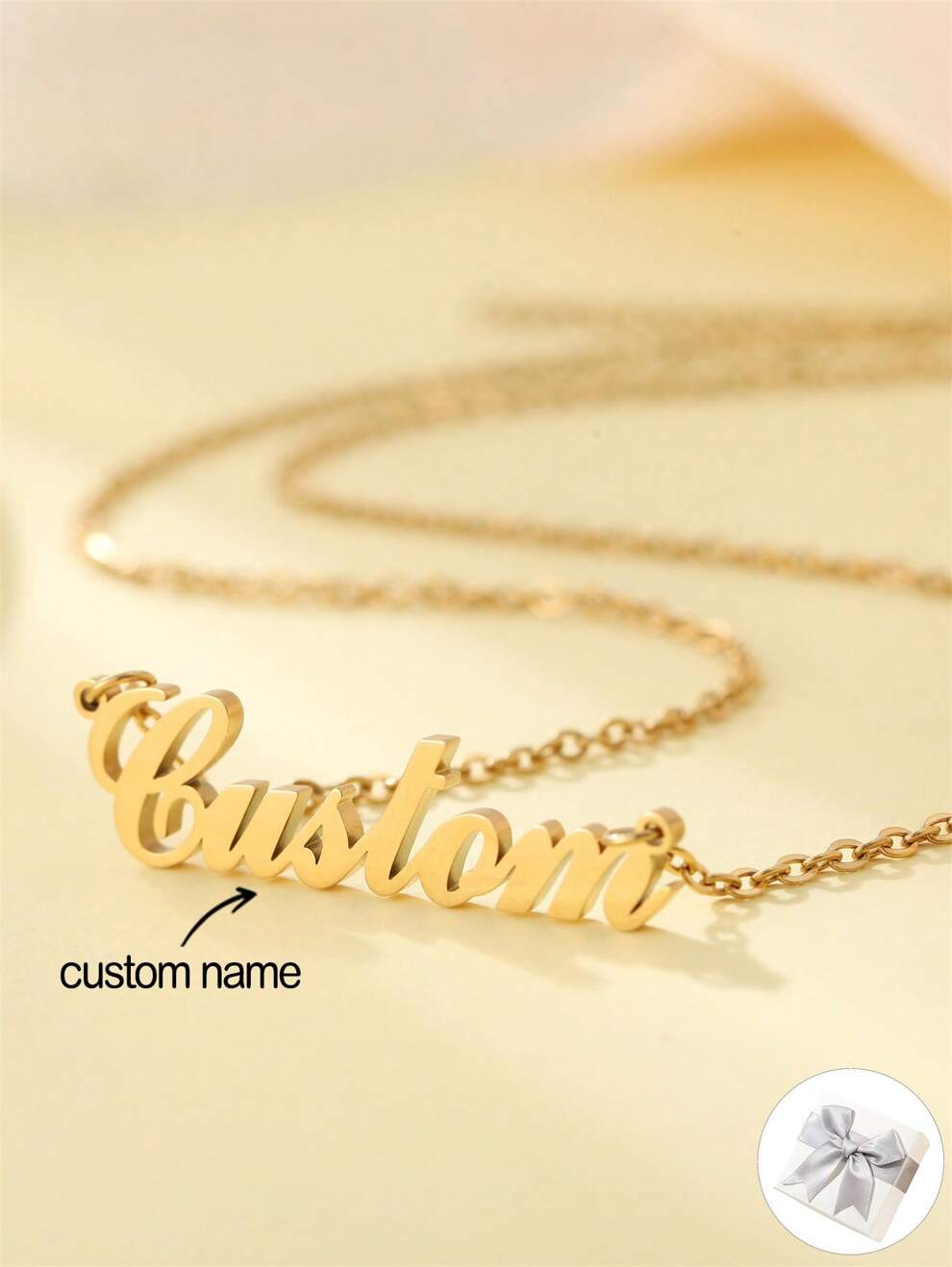 Customized Daily Name Necklace, Personalized Name Necklace, Birthday Gift For Her