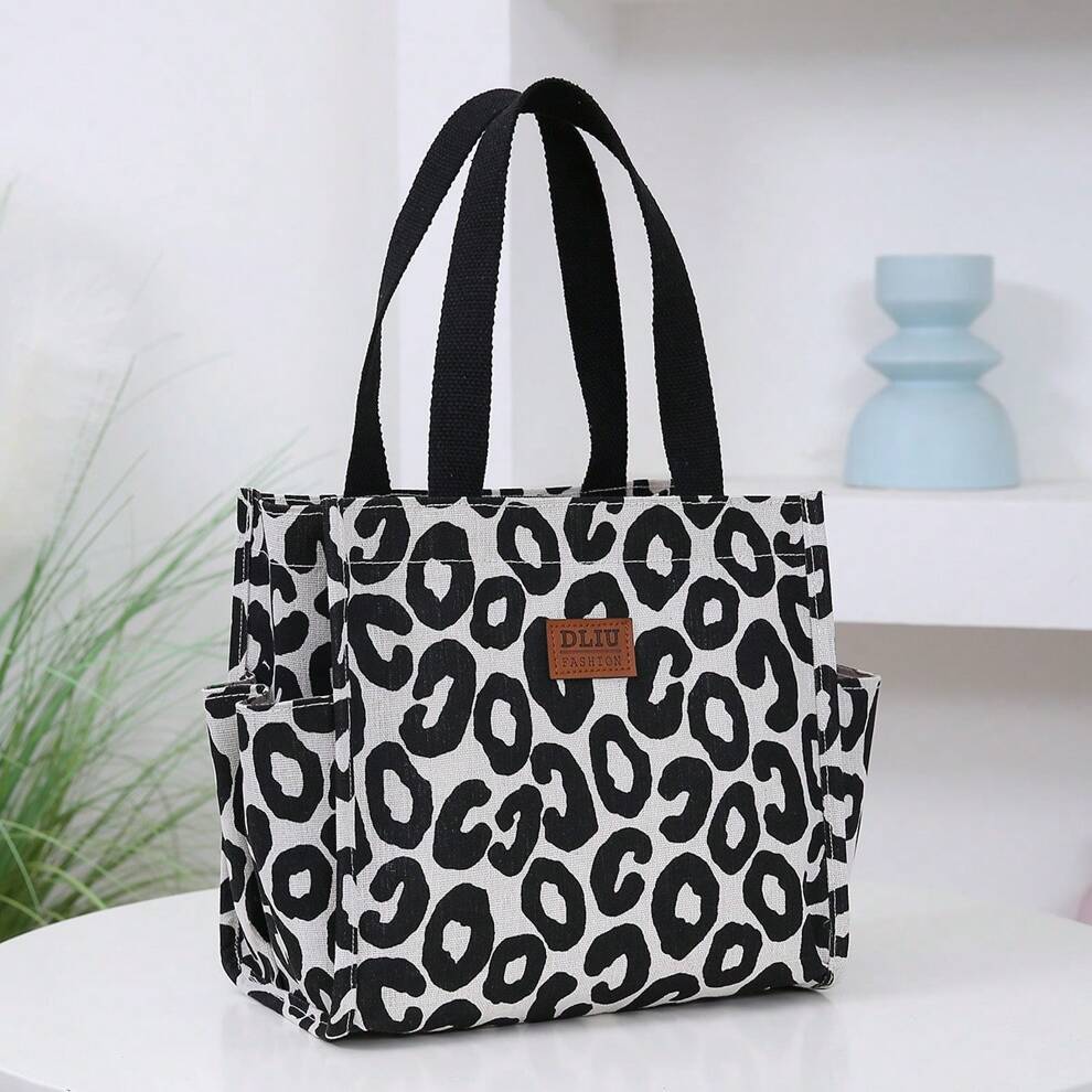 New Fashion Versatile Handbag With Zippered Lunch Bag, Suitable For Office Workers And Mothers With Children Back To School School Supplies School Bag School Essentials College Essentials School Organ