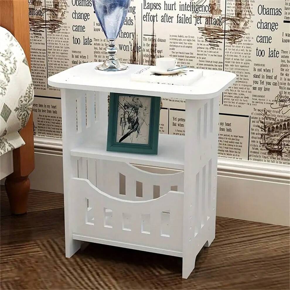 Bedside Table Home Furniture Storage Bedside Cabinet Drawer Modern Coffee Table For Living Room Bedroom Decoration