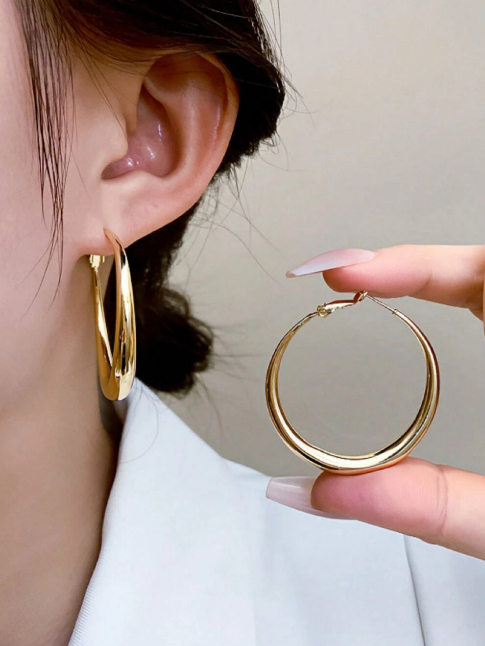 2815 Double Gold Earrings