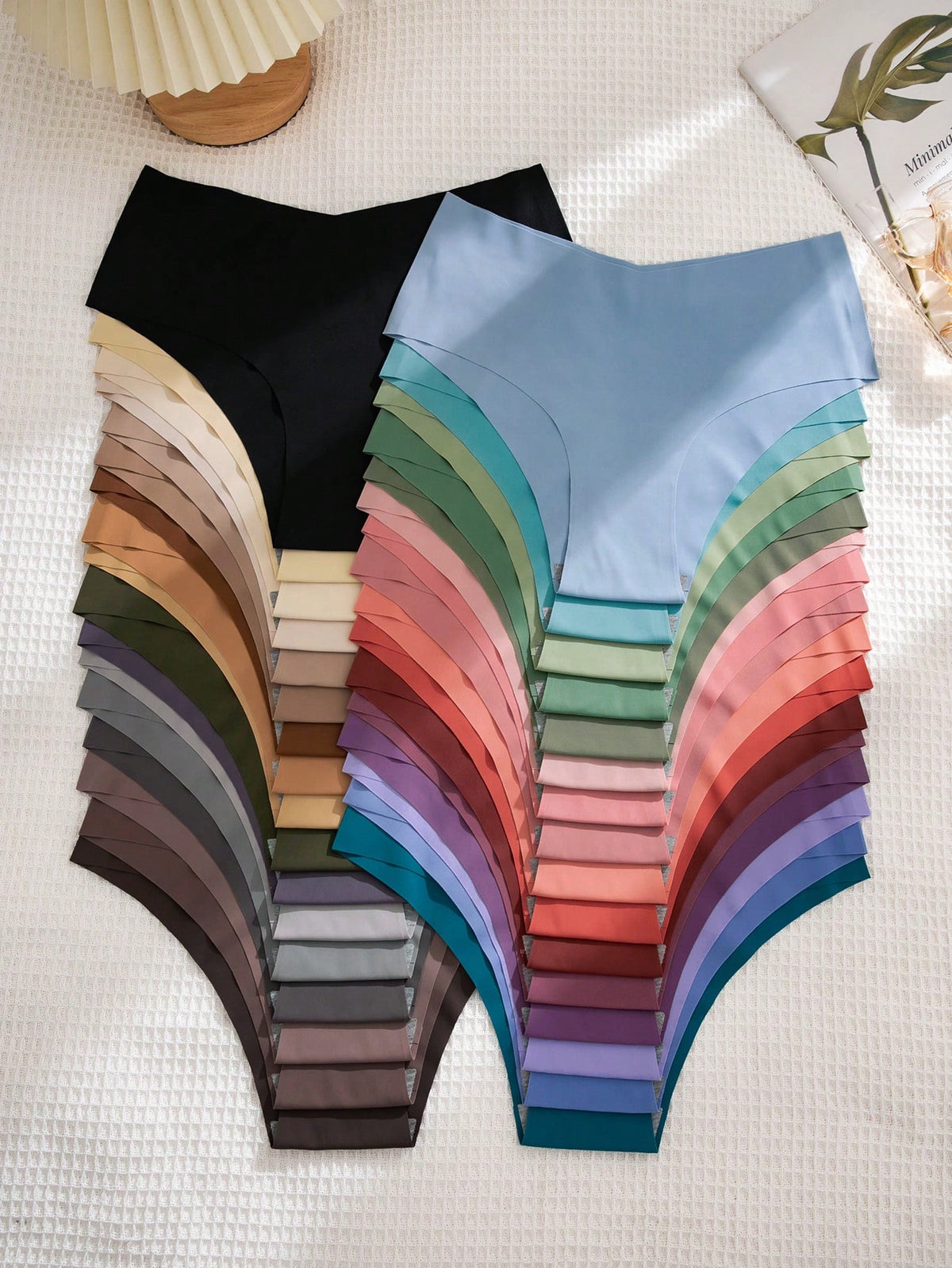 Women 33-Piece Set Of Solid Color Triangle Underwear