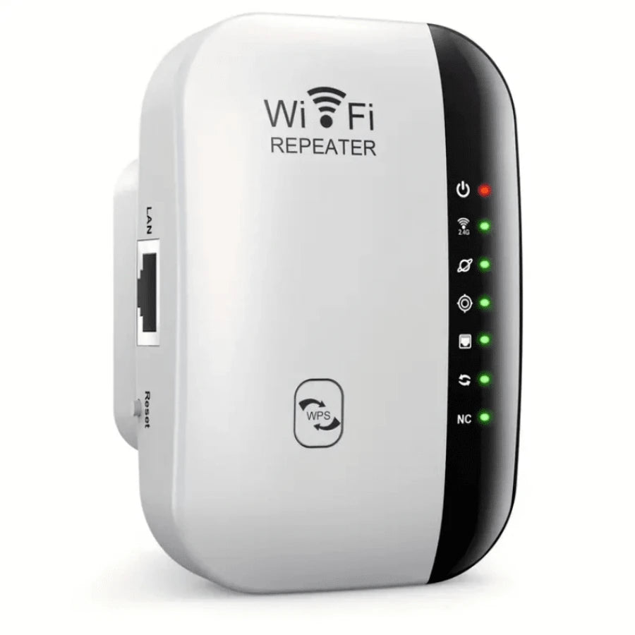 300Mbps WiFi Signal Booster, EU Plug, Expands Wireless Network Range