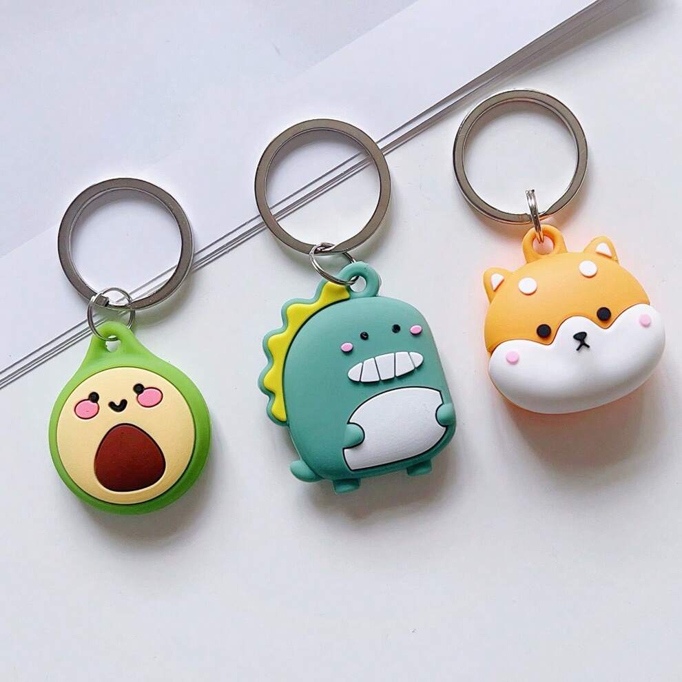 A Cute Cartoon Silicone Cover Suitable Compatible With Apple Airtag