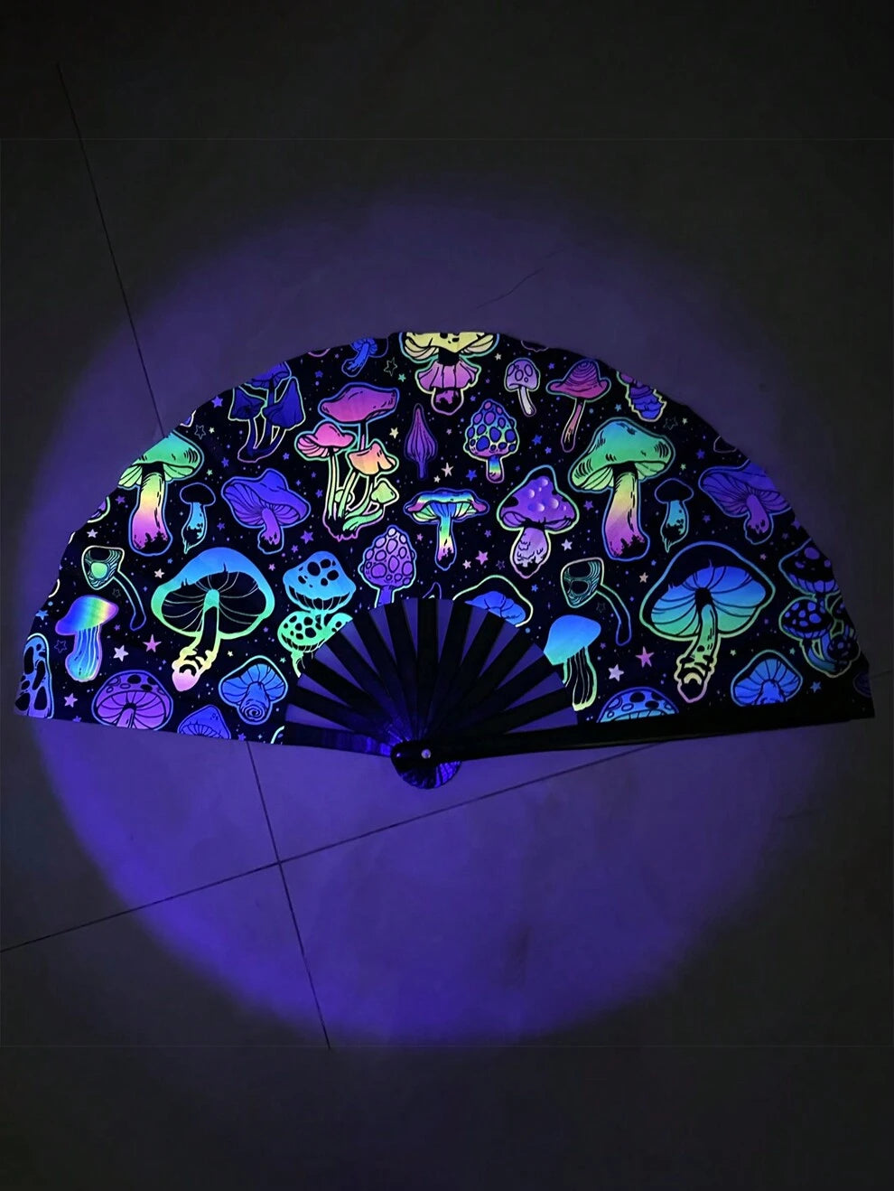 Fluorescent Mushroom Fan