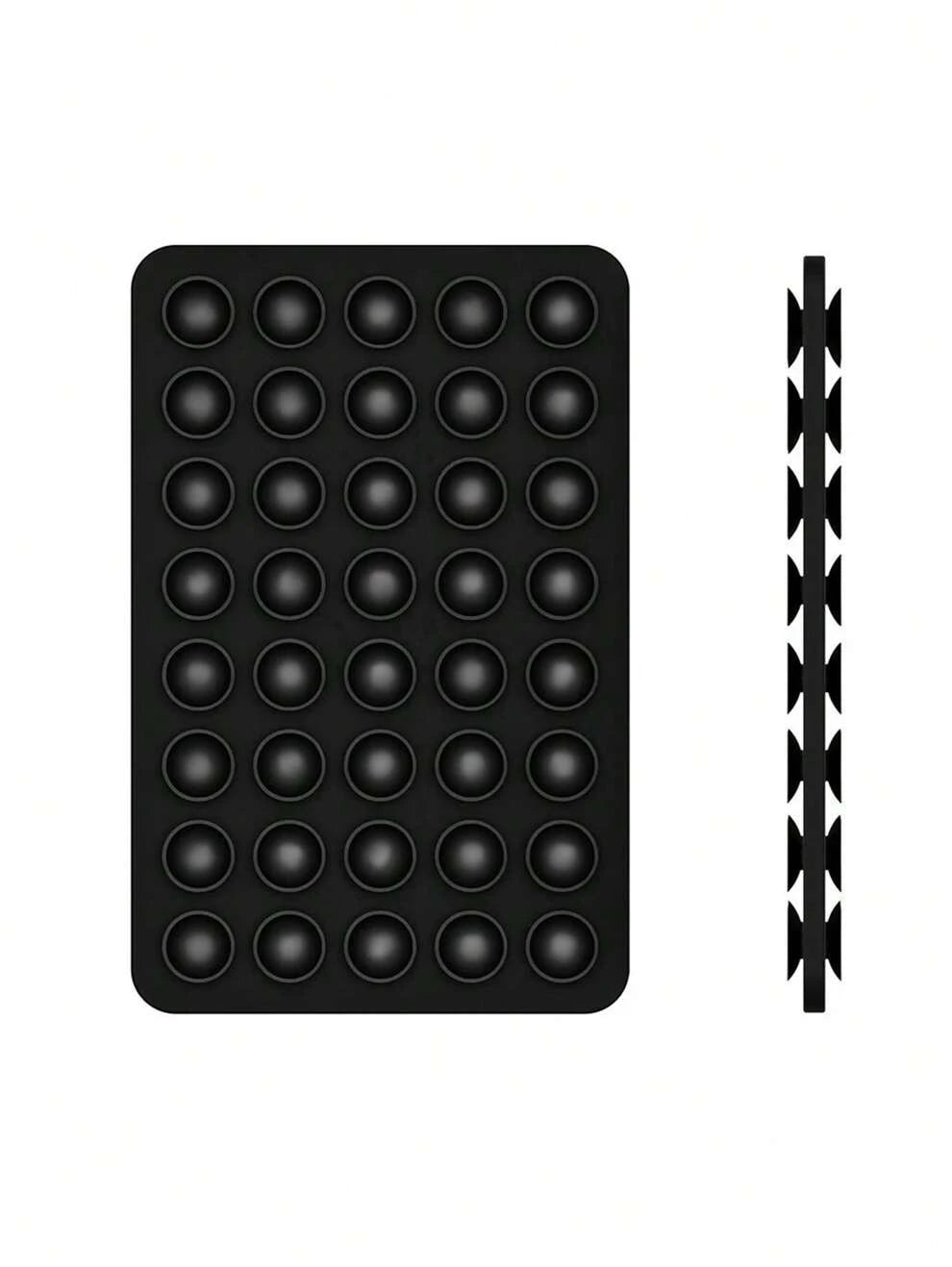 40pcs Square Silicone Double-Sided Suction Cup, Anti-Slip And Thick Double-Sided Phone Suction Cup Without Drilling